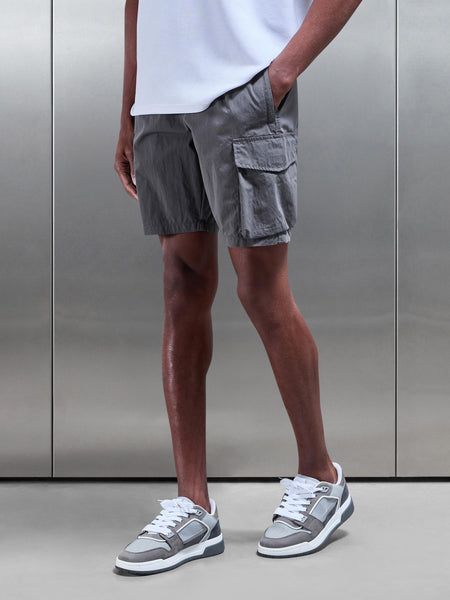 Parachute Cargo Short in Grey