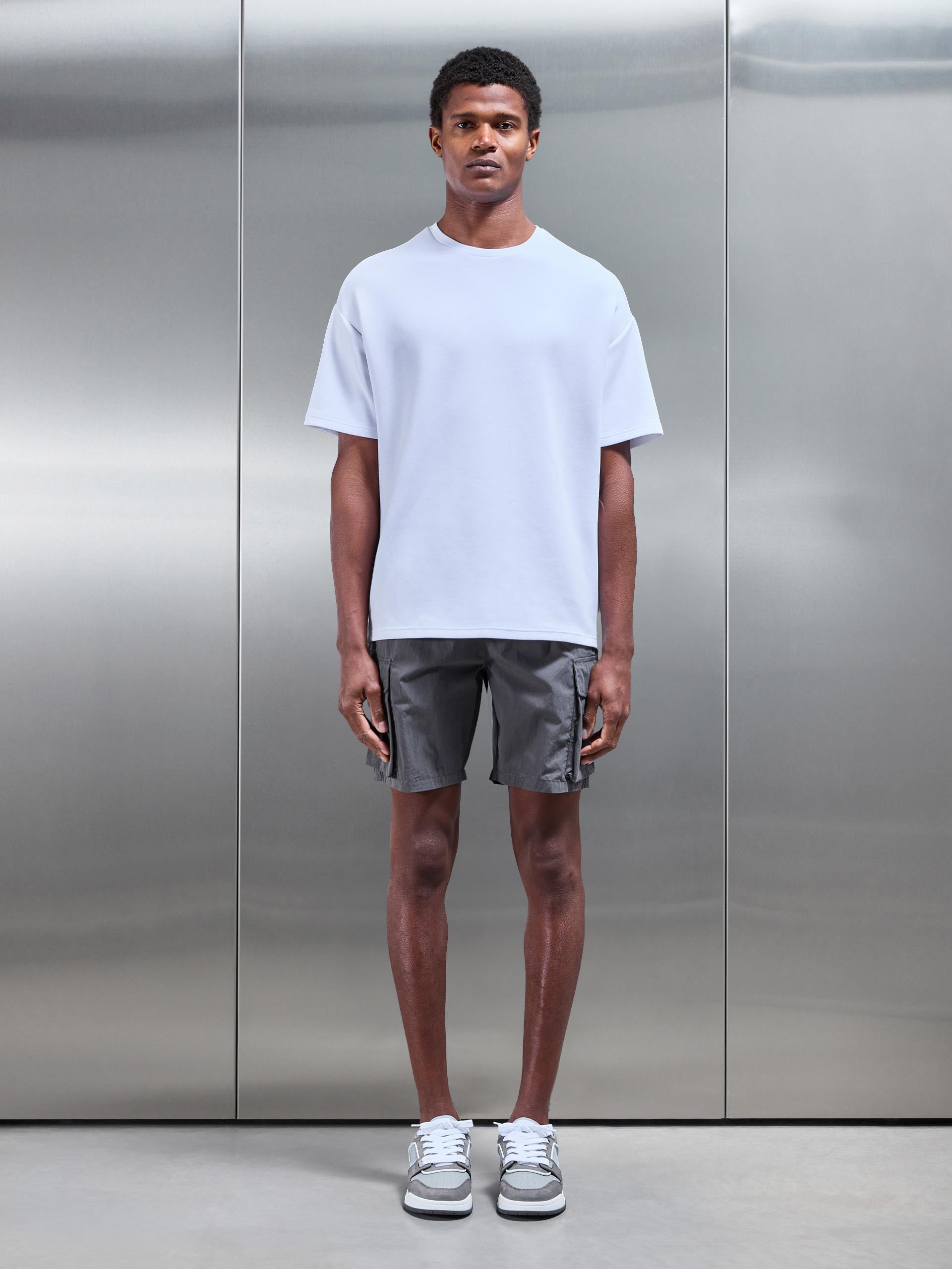Parachute Cargo Short in Grey