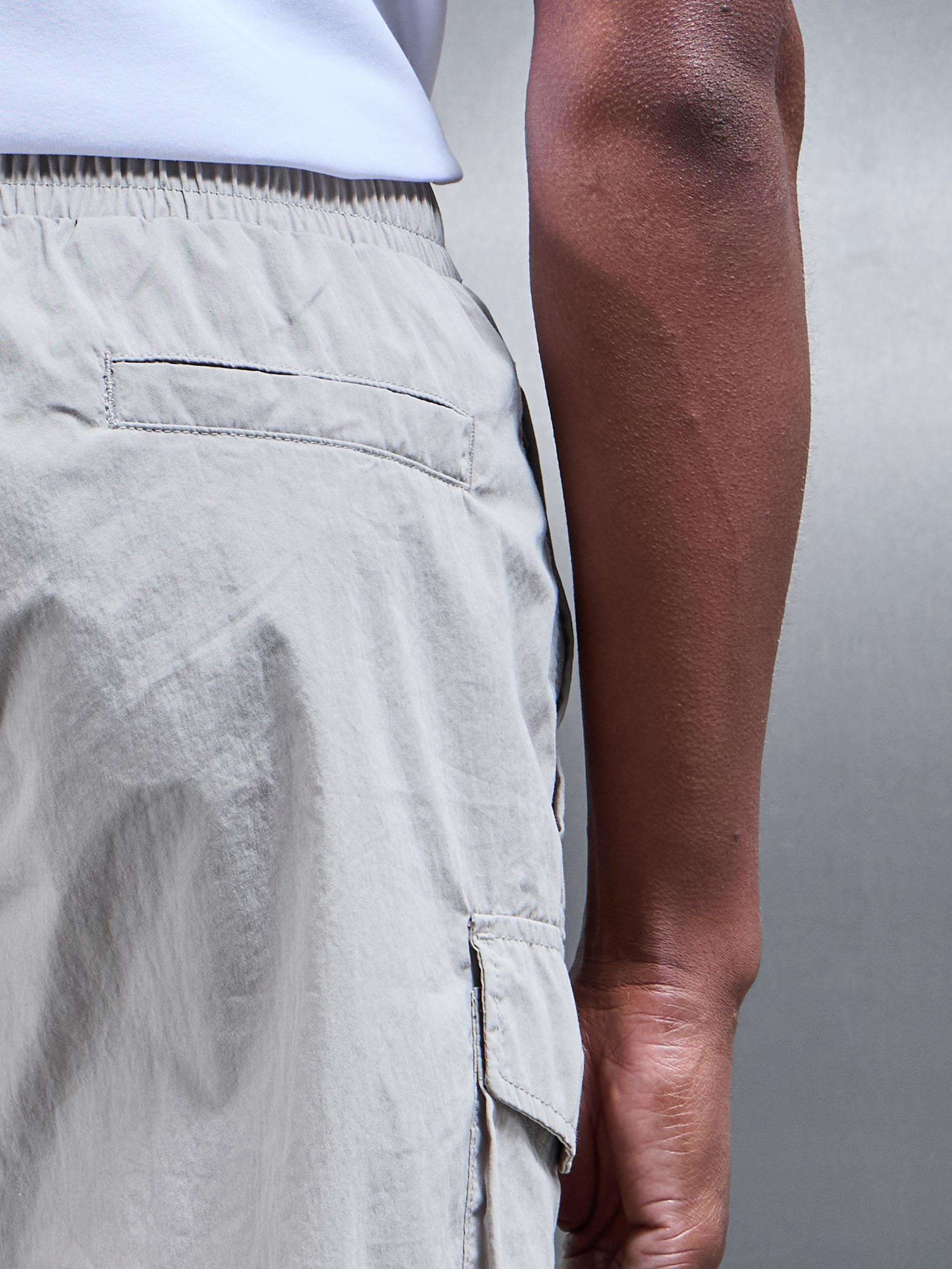 Parachute Cargo Short in Stone