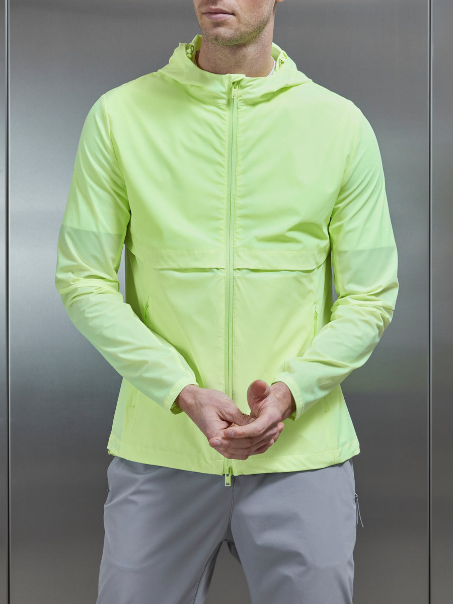 Performance Windbreaker in Neon Green