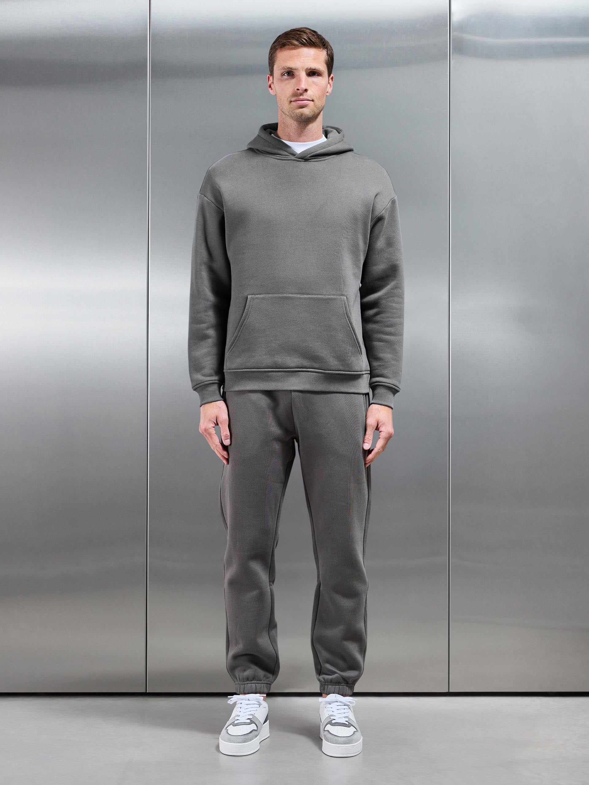 Relaxed Cuffed Jogger in Grey
