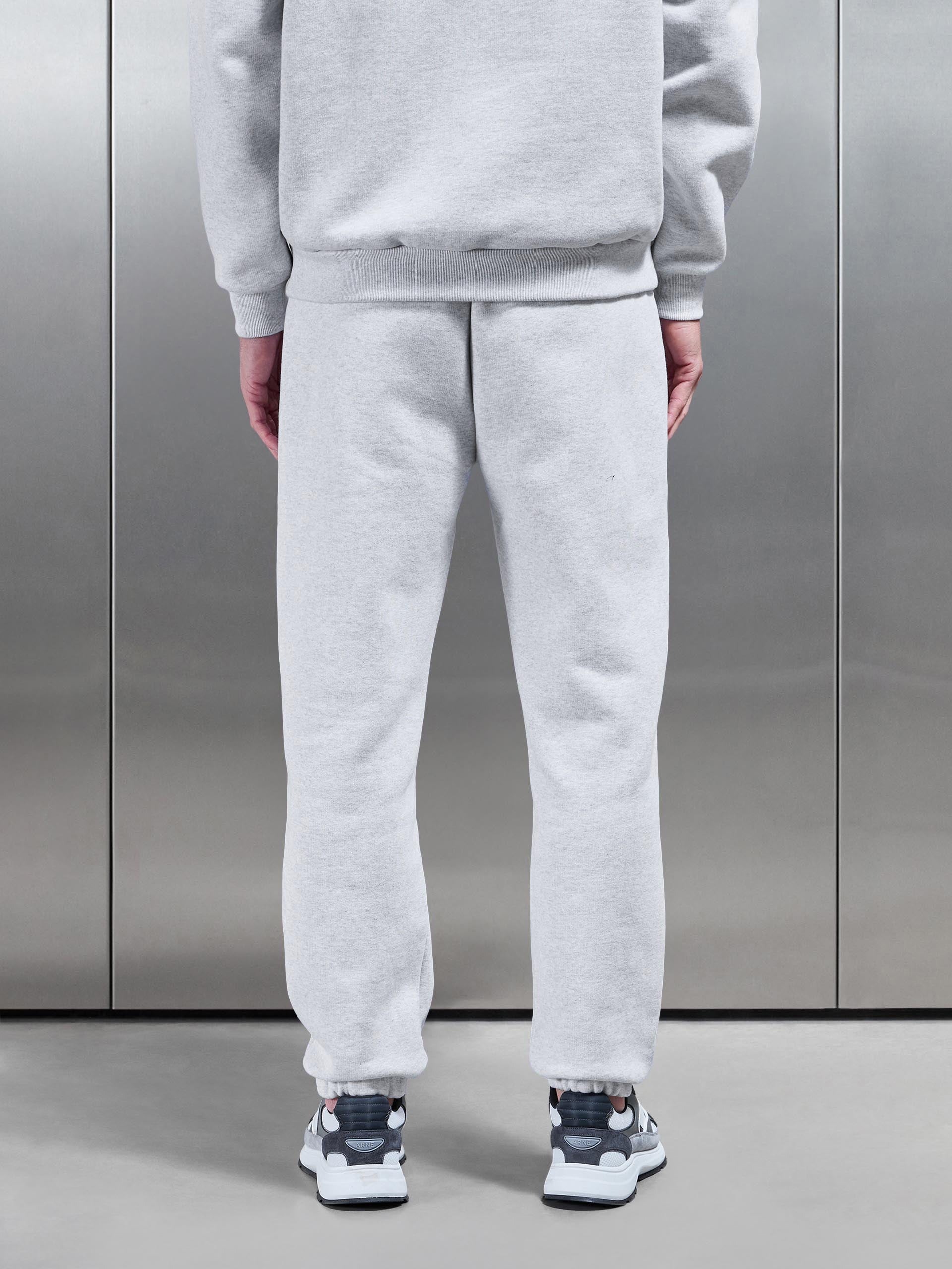 Relaxed Fit Jogger in Marl Grey