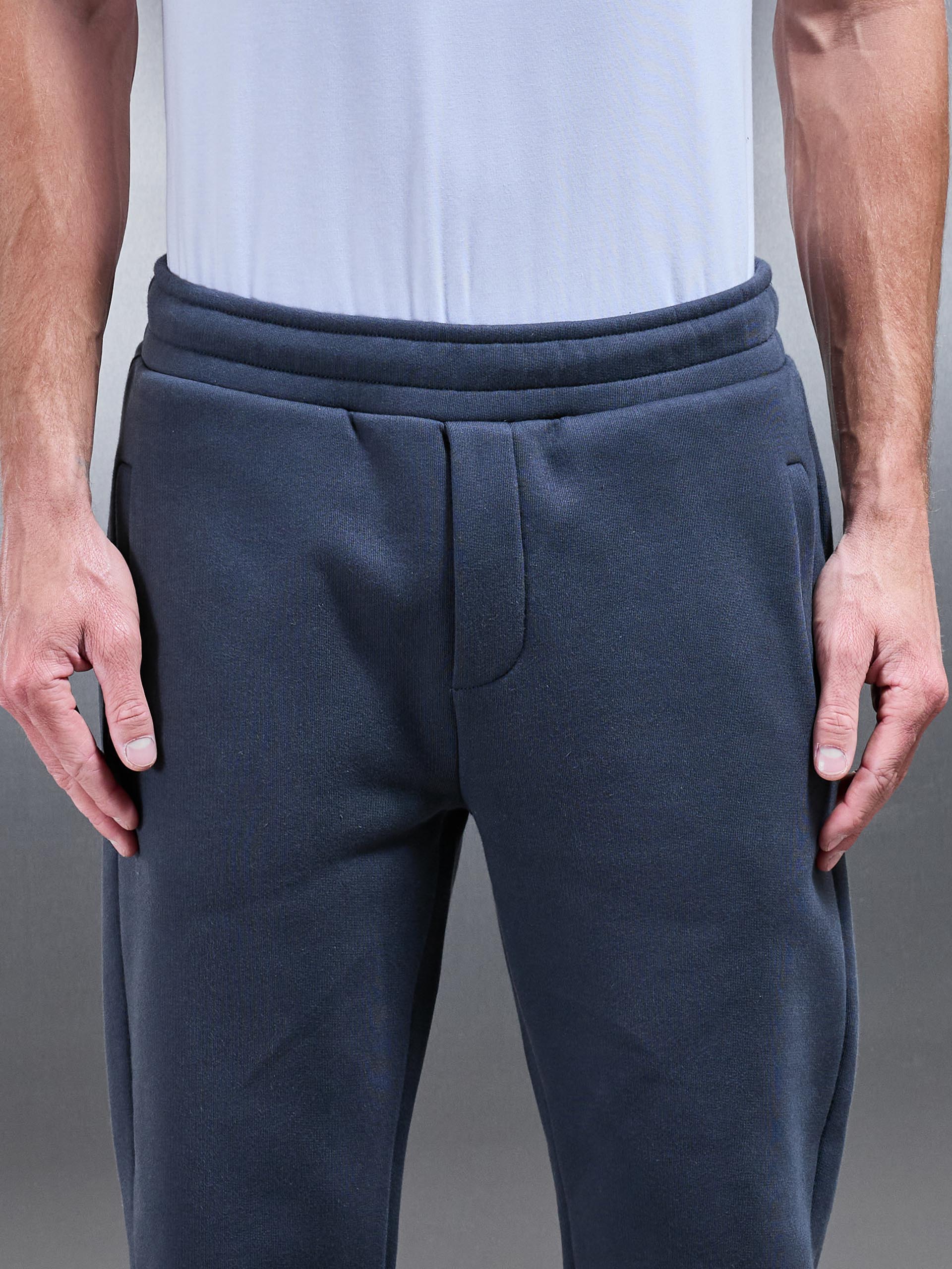 Relaxed Fit Jogger in Slate Blue