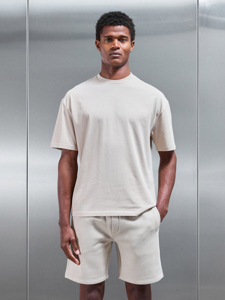 Relaxed Fit T-Shirt in Beige