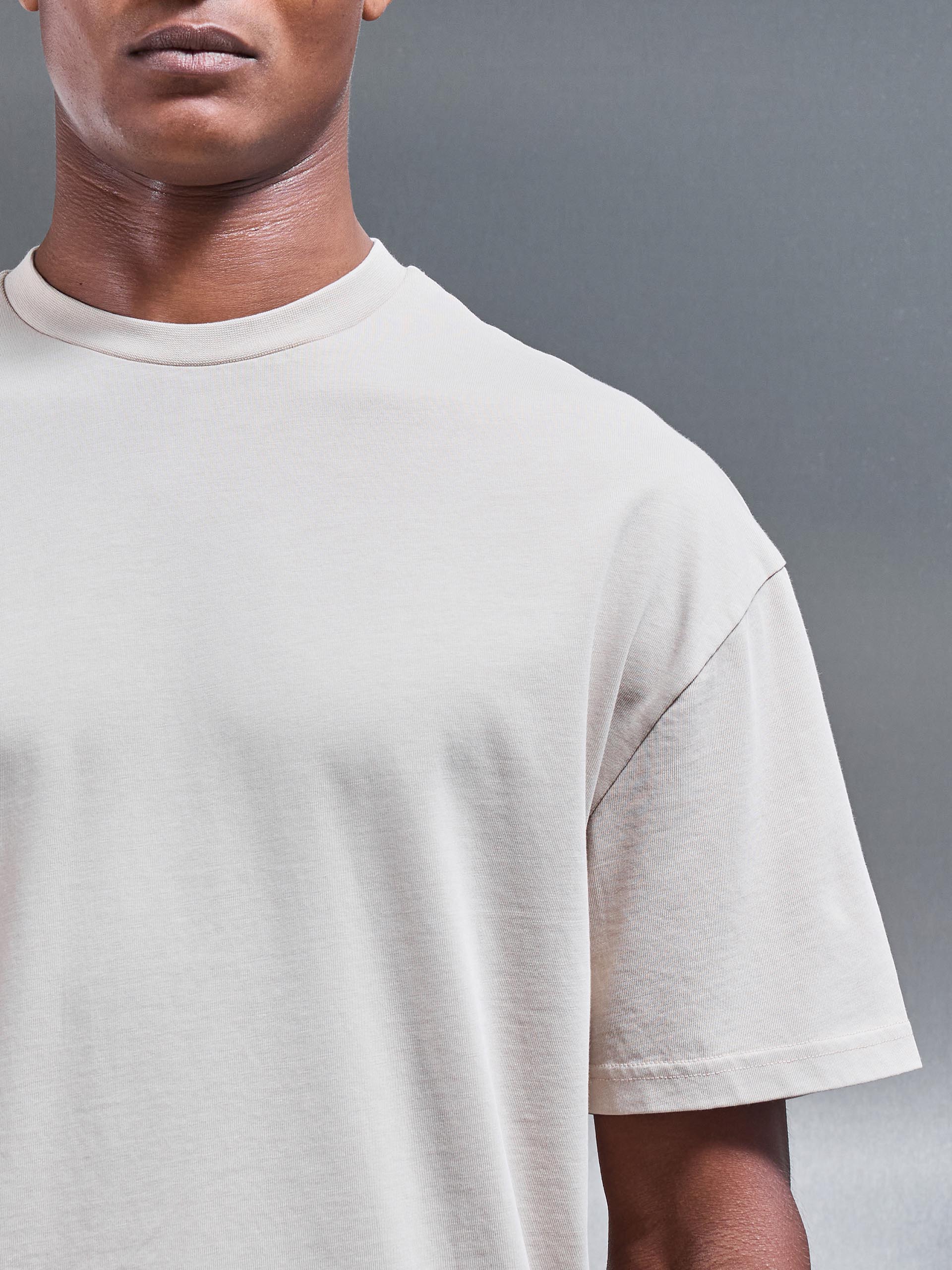 Relaxed Fit T-Shirt in Beige