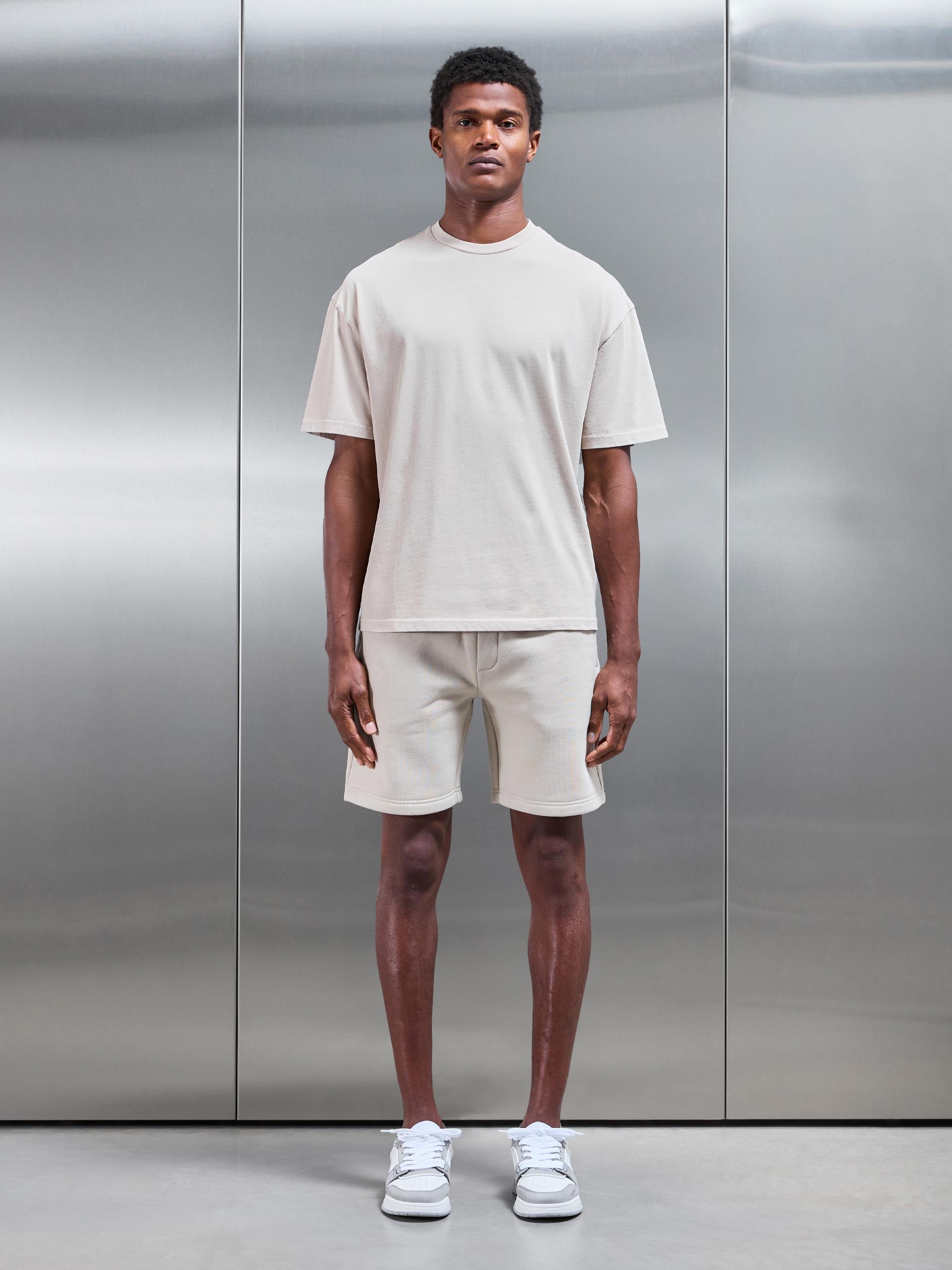 Relaxed Fit T-Shirt in Beige