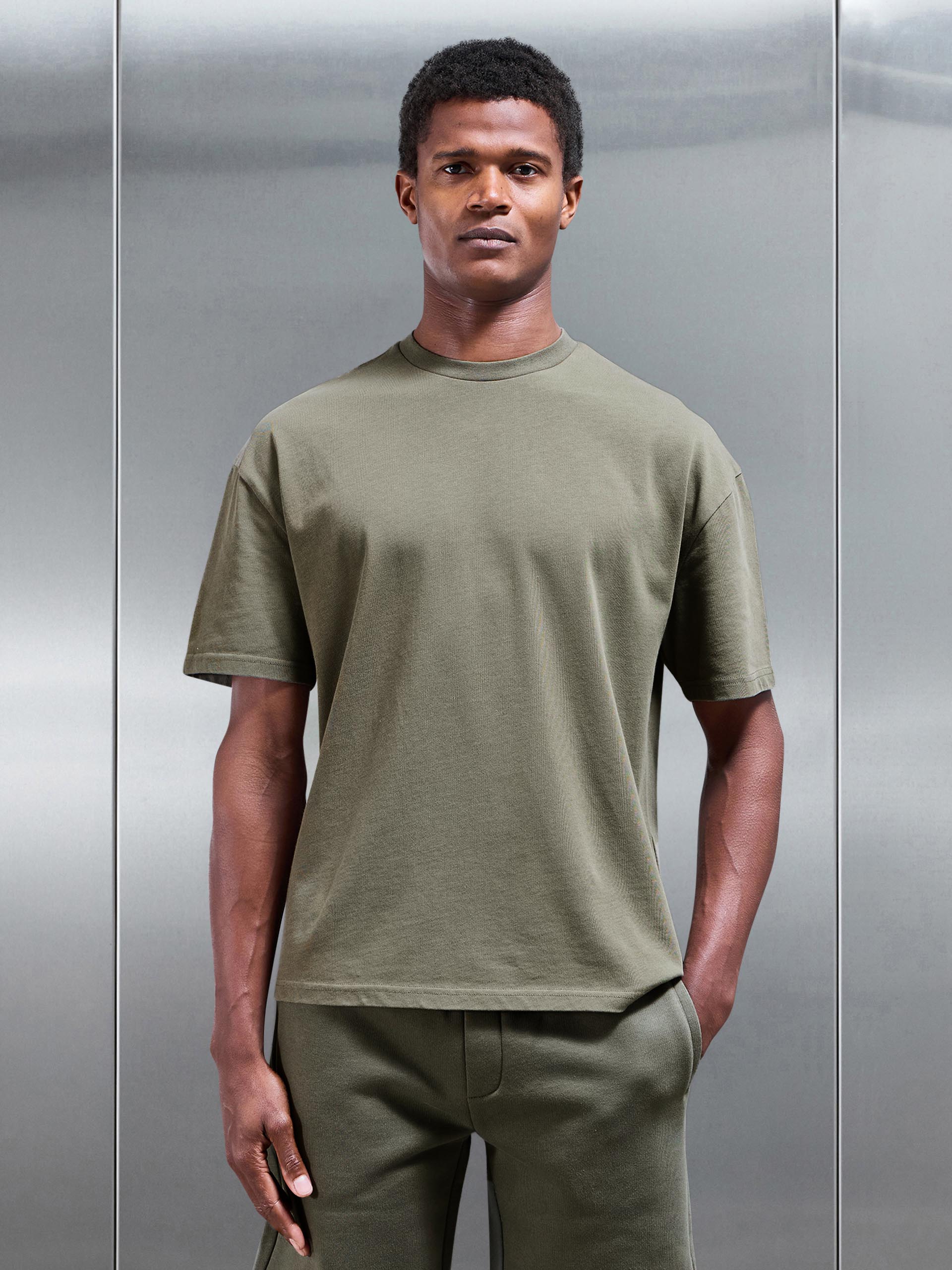 Relaxed Fit T-Shirt in Olive