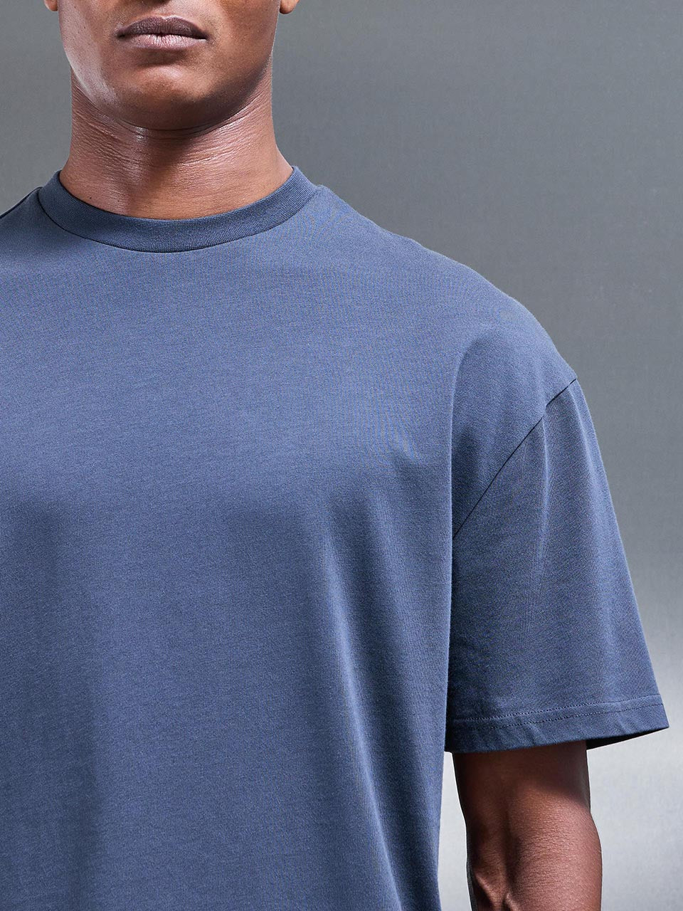 Relaxed Fit T-Shirt in Slate Blue