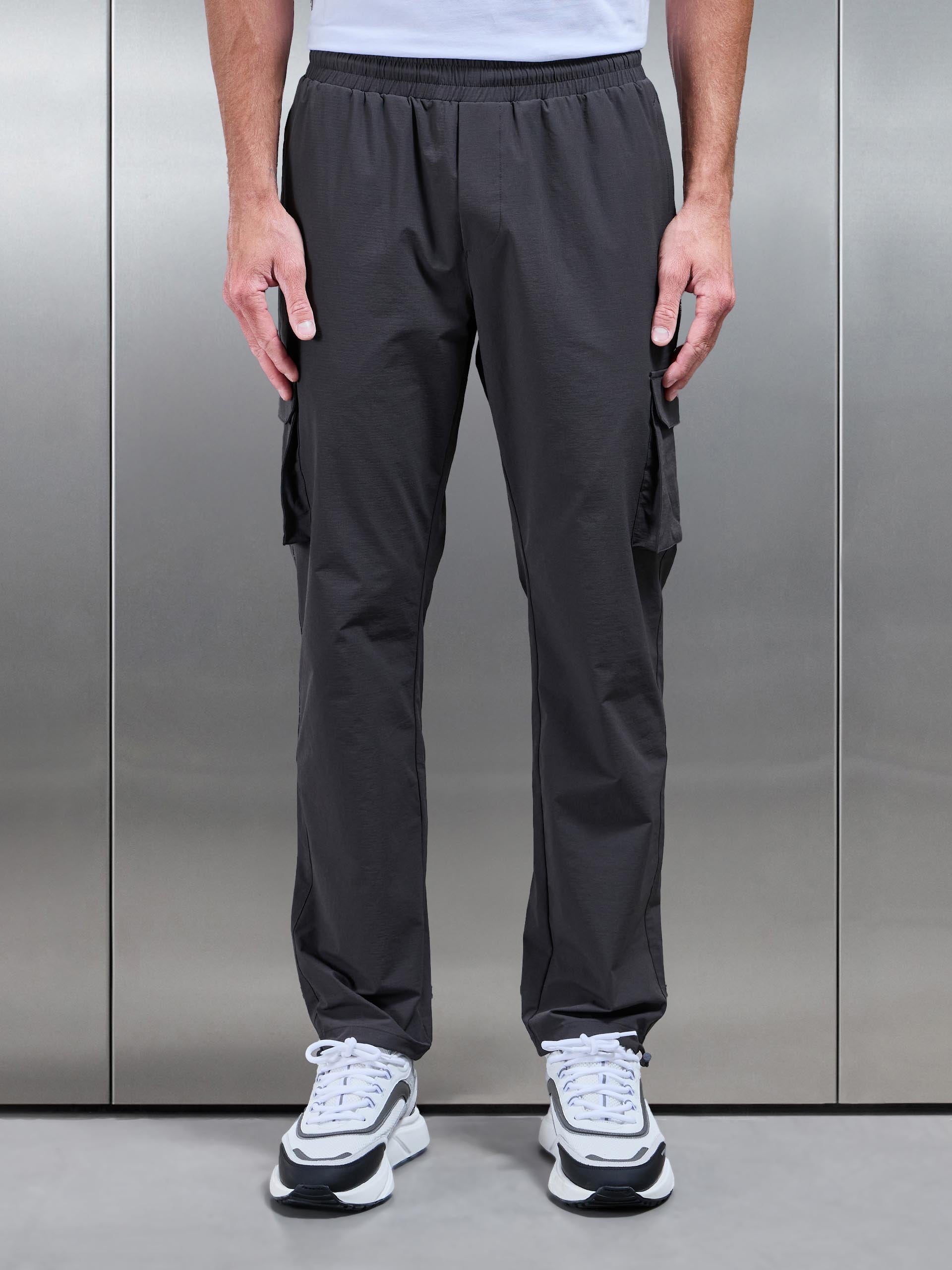Relaxed Fit Utility Cargo Pant in Grey