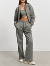 Womens Relaxed Straight Leg Jogger in Sage