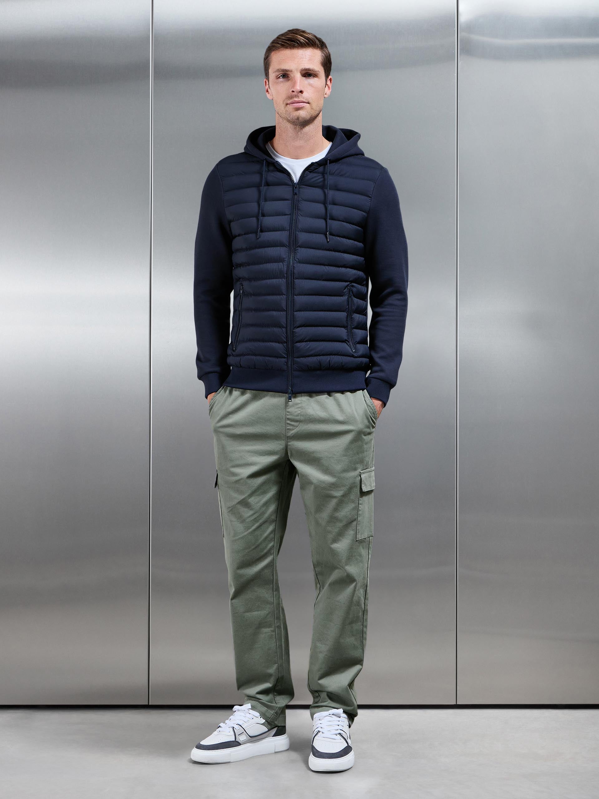 Relaxed Fit Cotton Cargo Pant In Olive