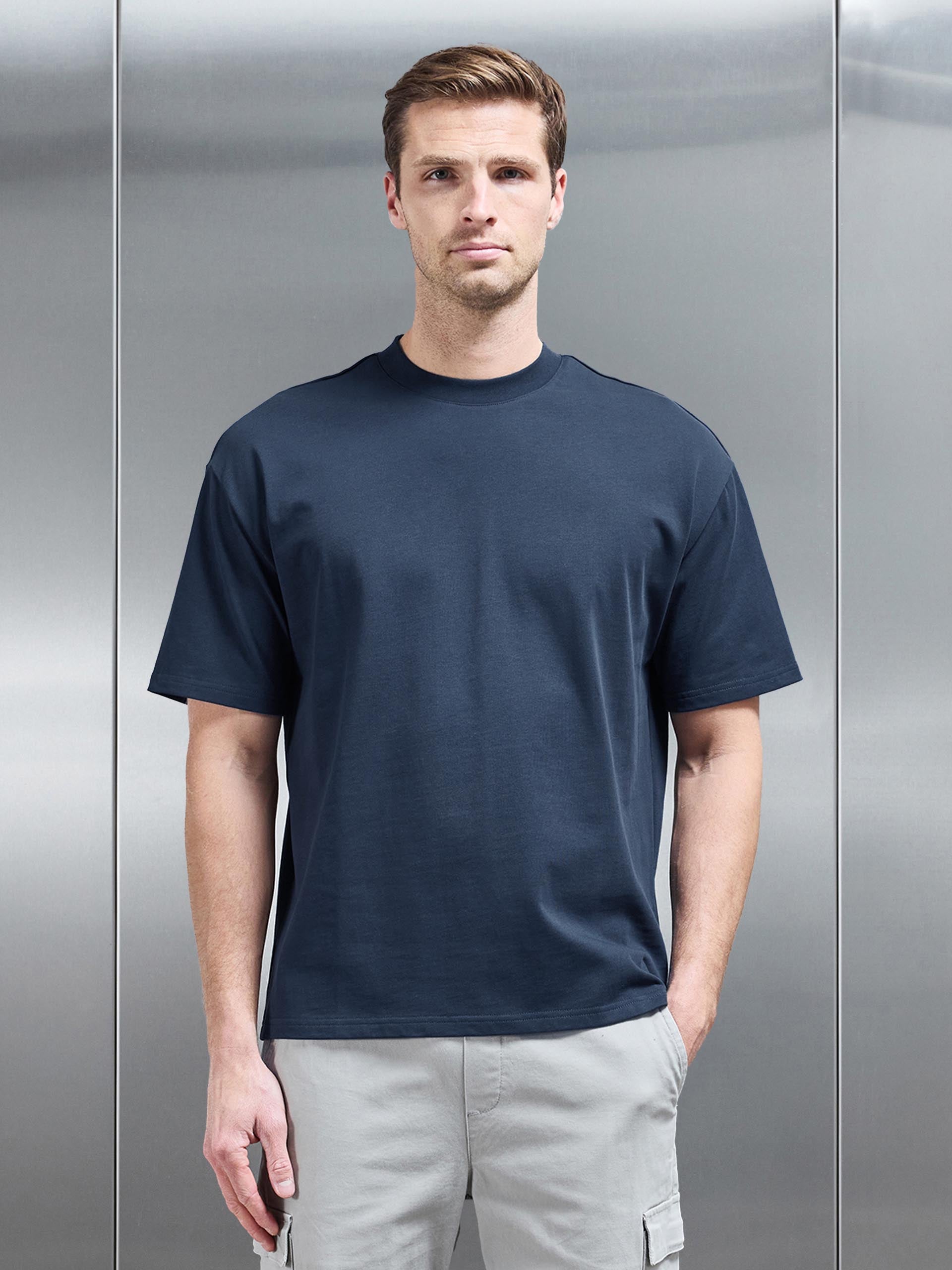 Relaxed T-Shirt in Navy