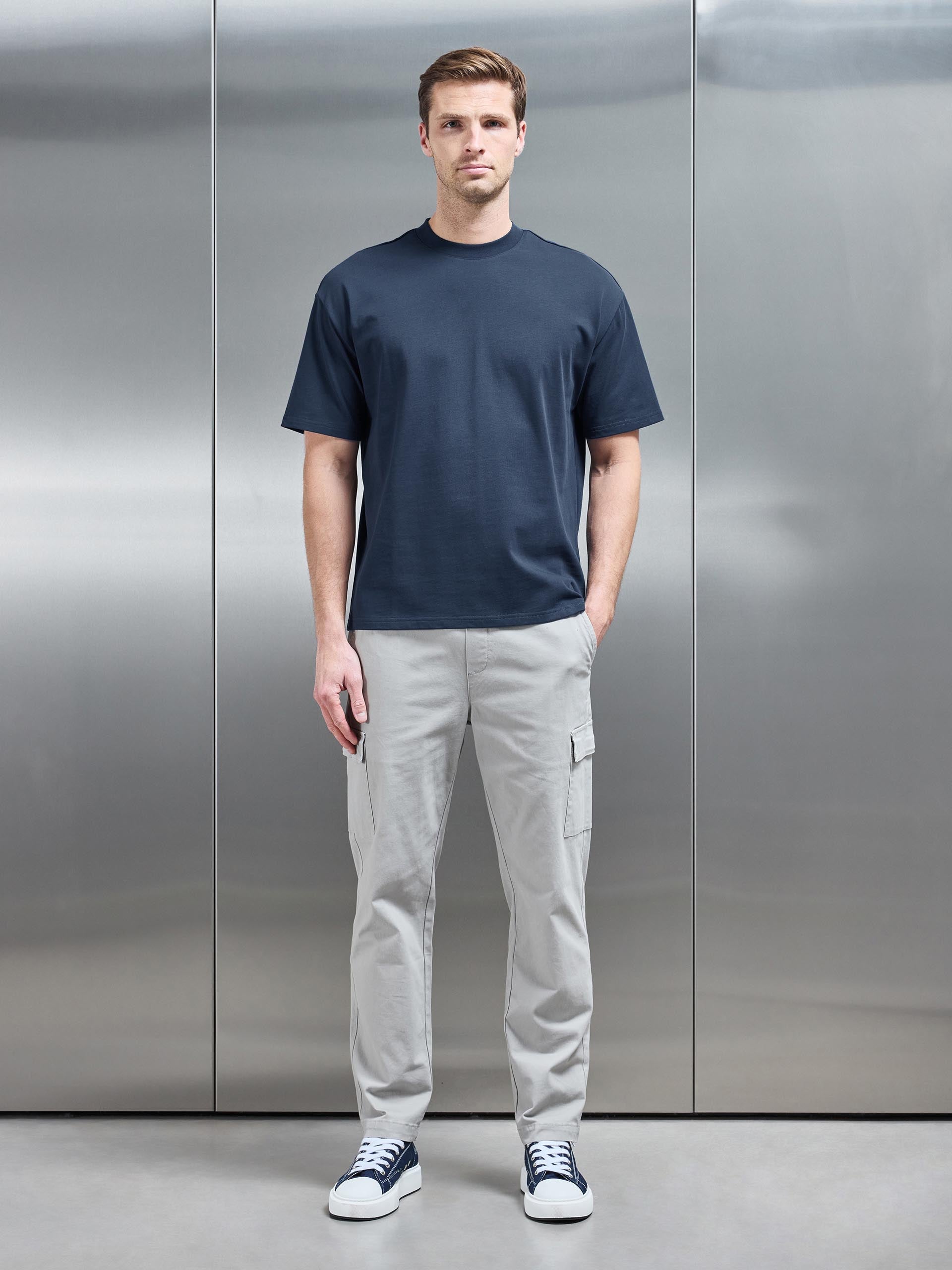 Relaxed T-Shirt in Navy