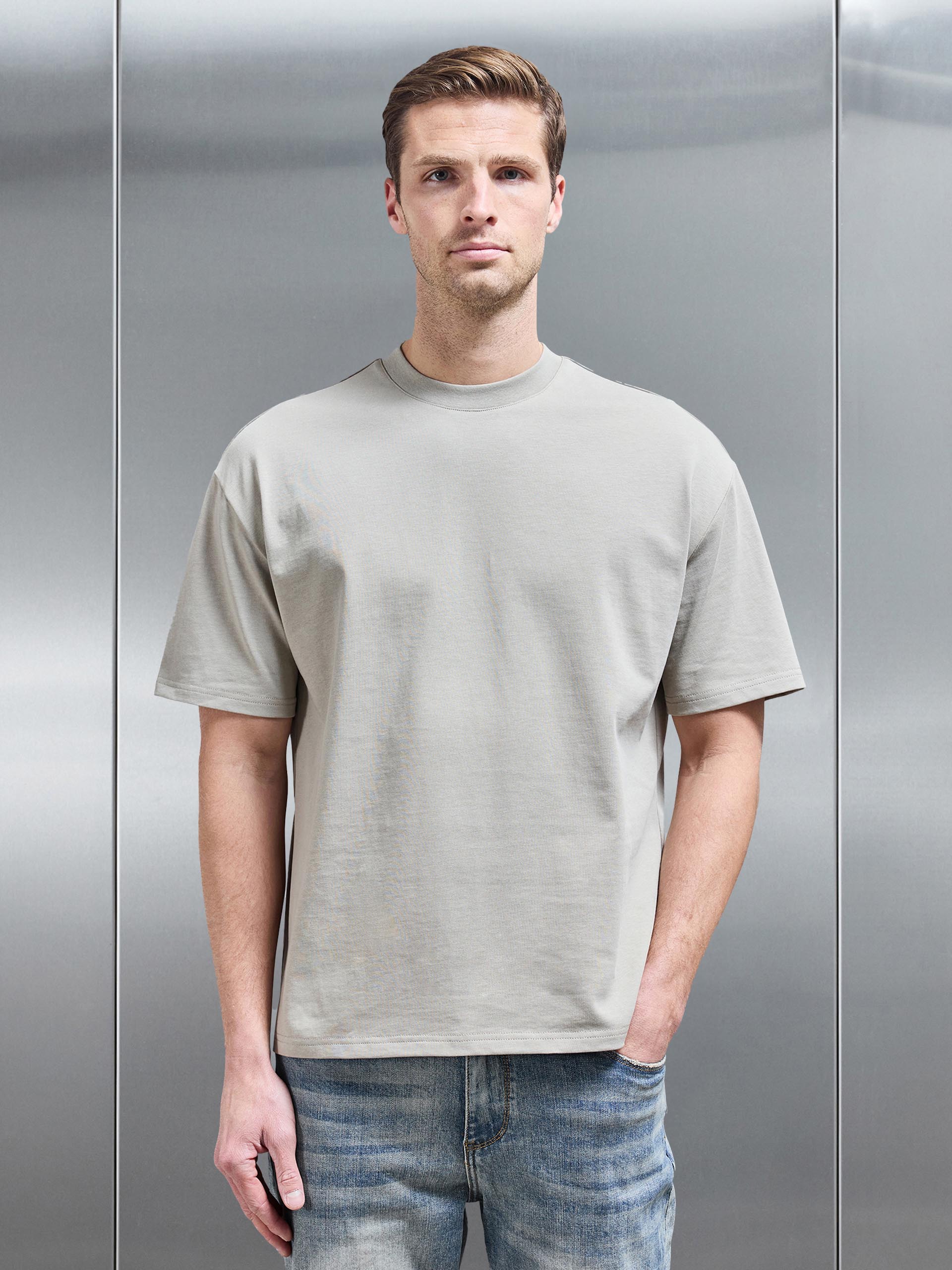 Relaxed T-Shirt in Stone