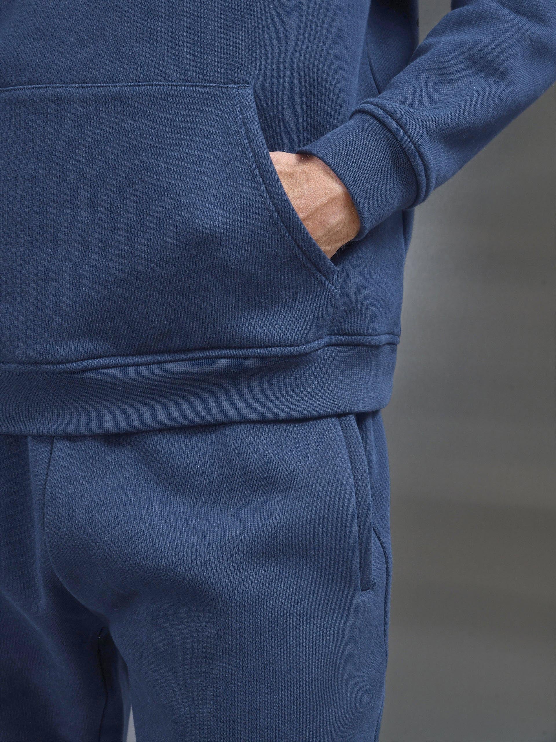 Relaxed Fit Hoodie in Navy