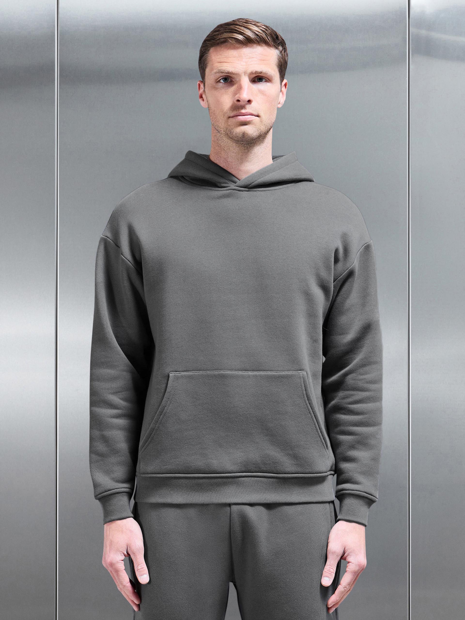 Relaxed Hoodie in Grey