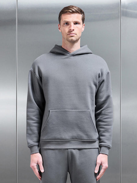 Relaxed Fit Hoodie in Grey