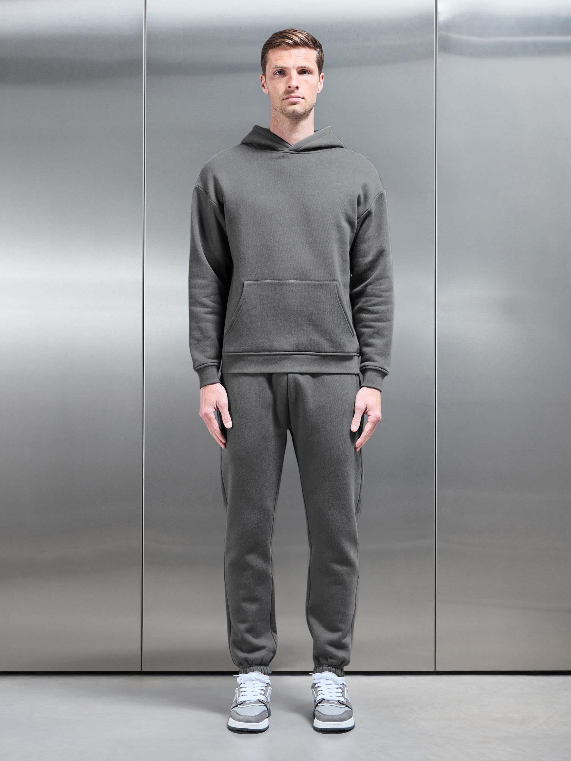 Relaxed Fit Hoodie in Grey
