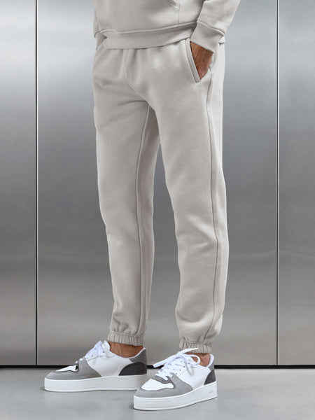 Relaxed Fit Jogger in Stone