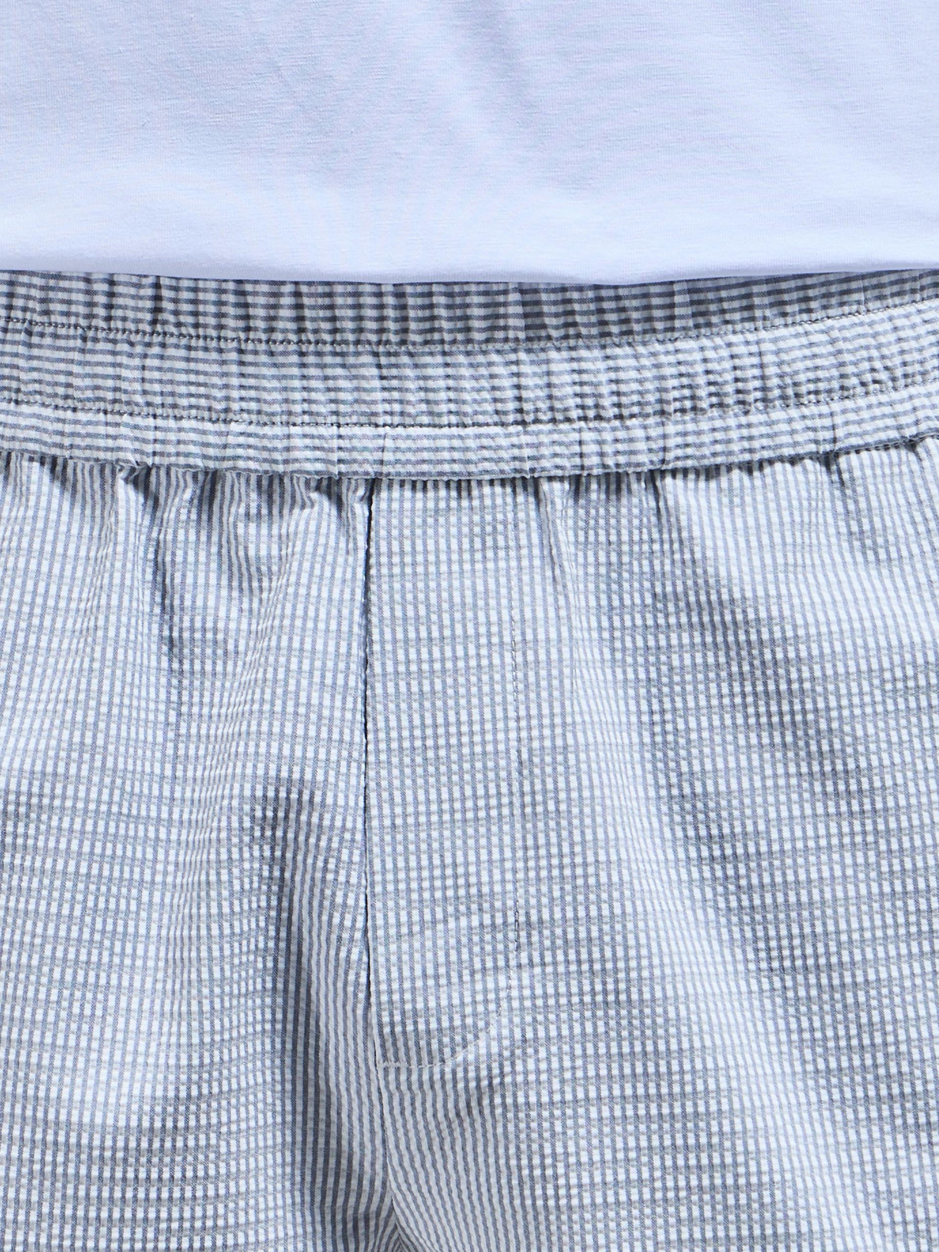 Seersucker Stripe Short in Blue