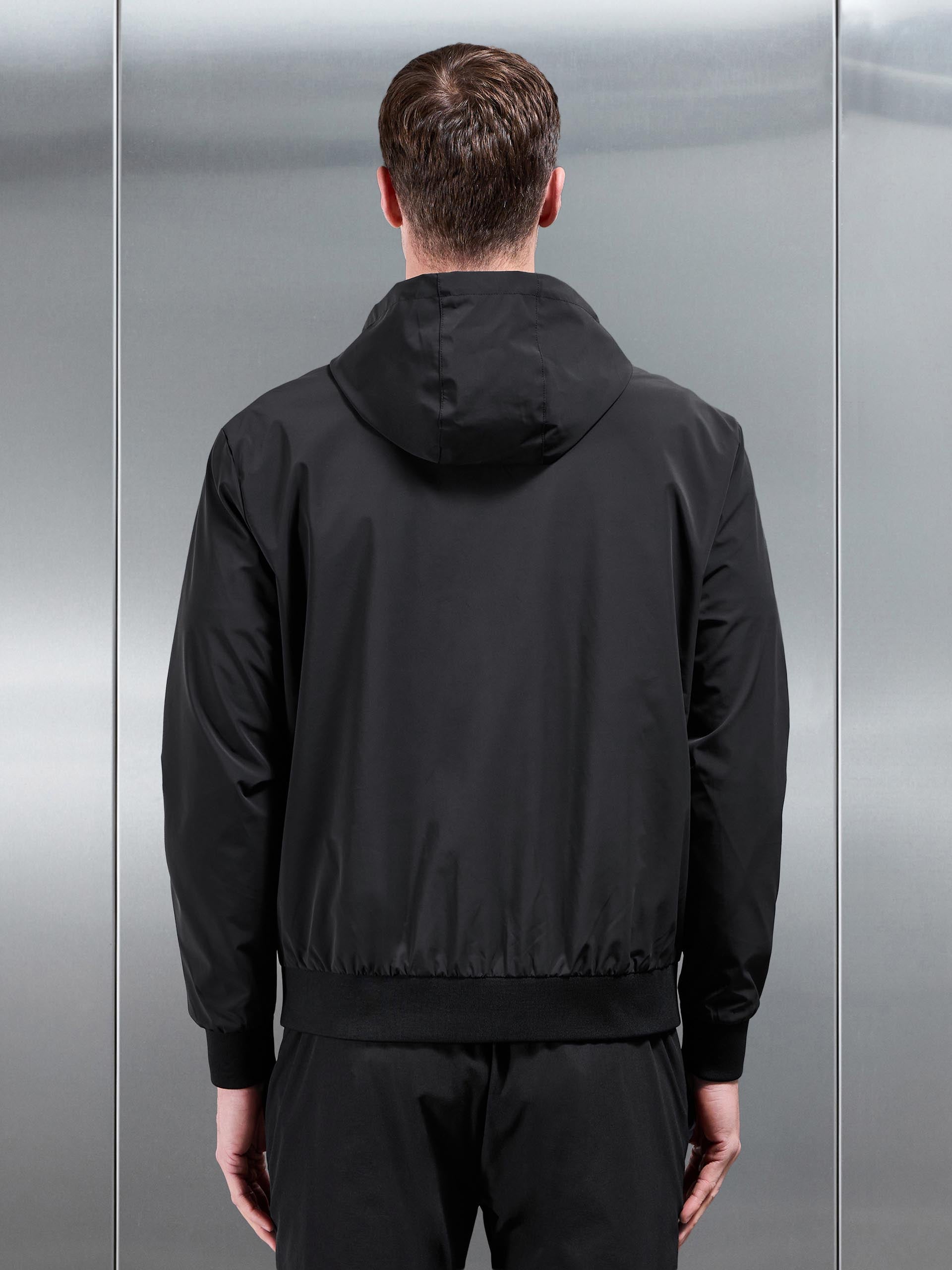 Shell Cargo Windbreaker in Black