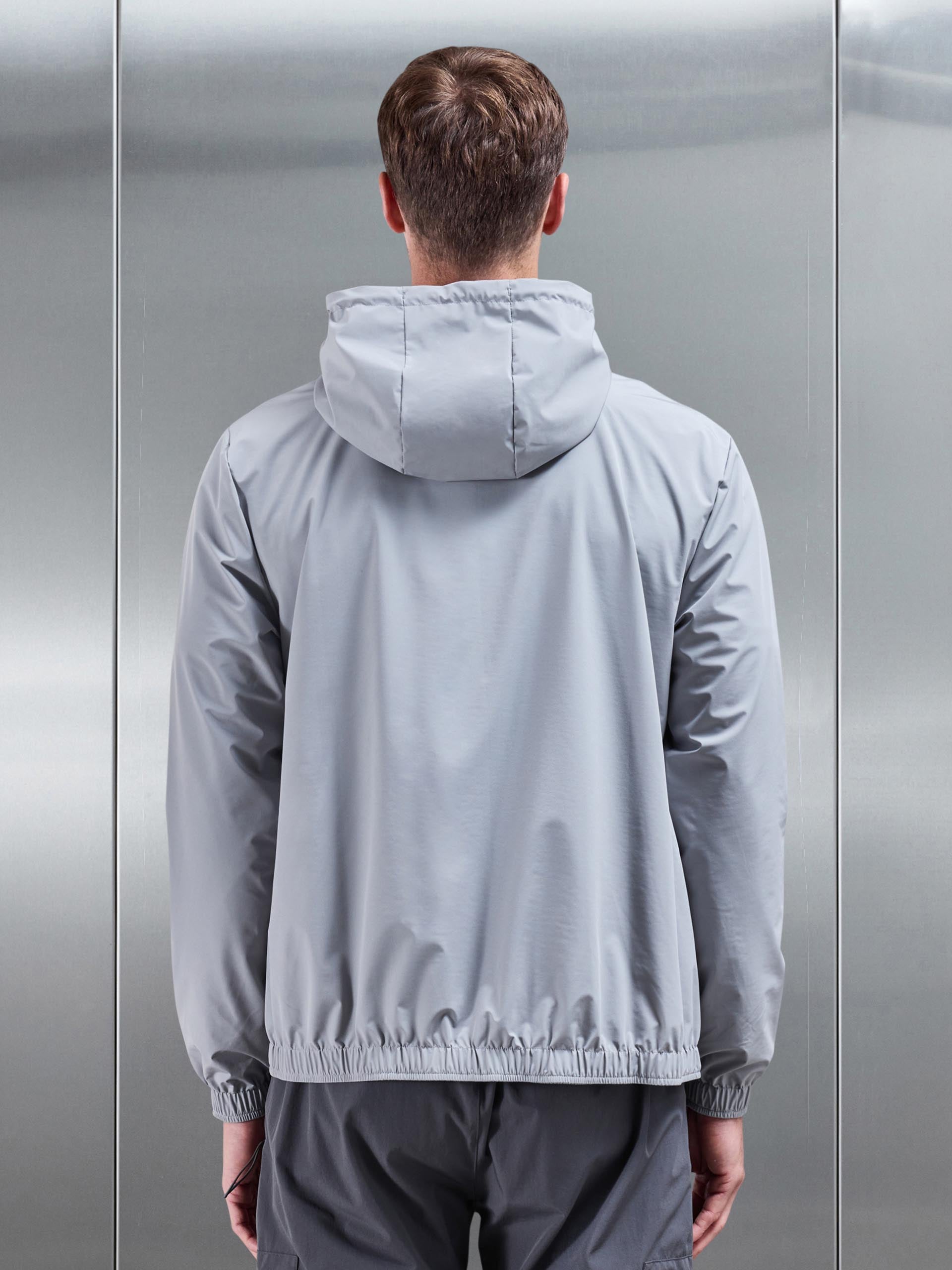Shell Windbreaker in Mid Grey