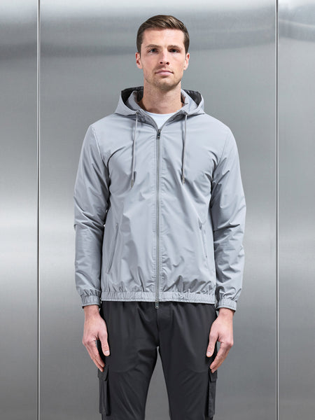 Shell Windbreaker in Mid Grey