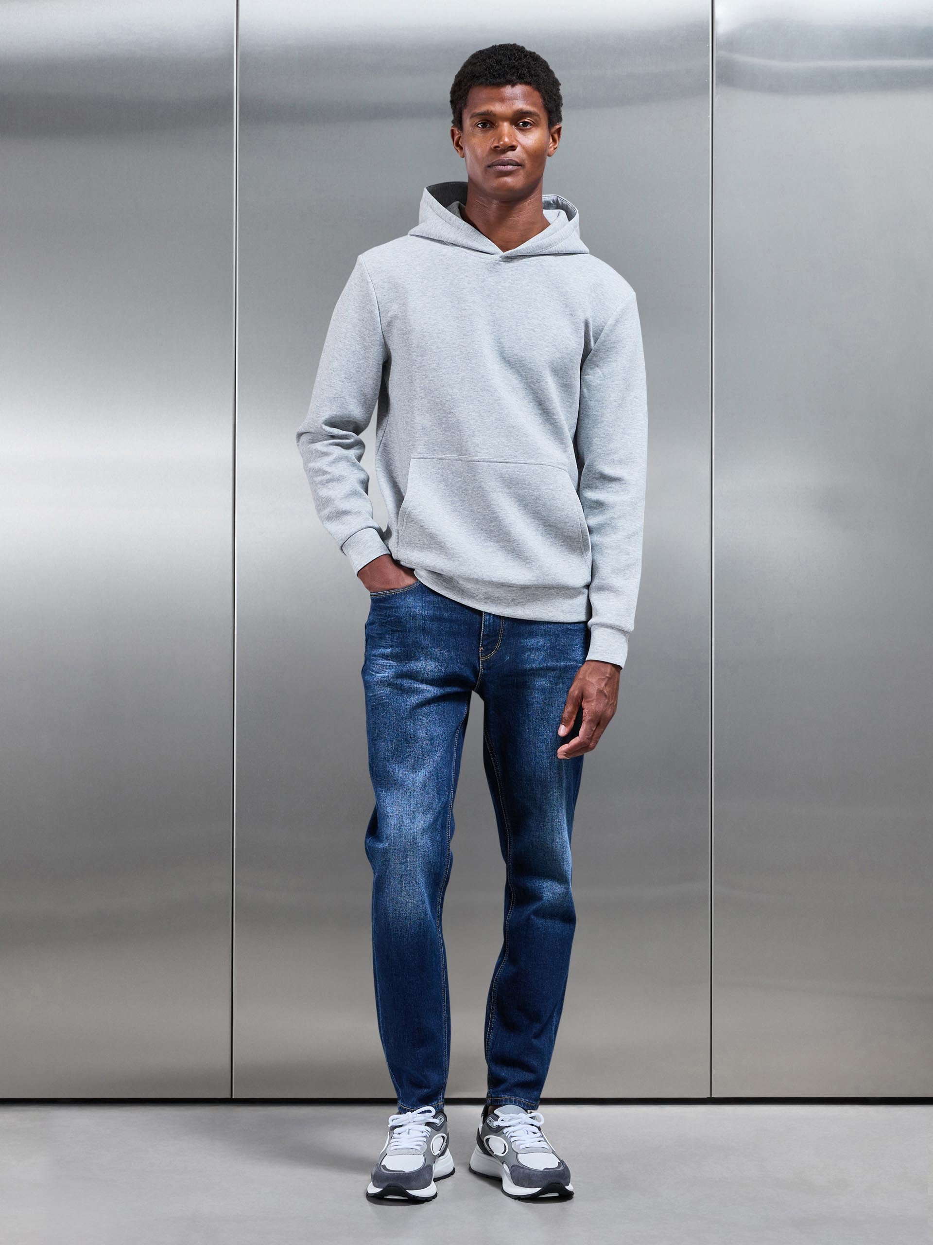 Slim Fit Denim Jeans in Dark Wash