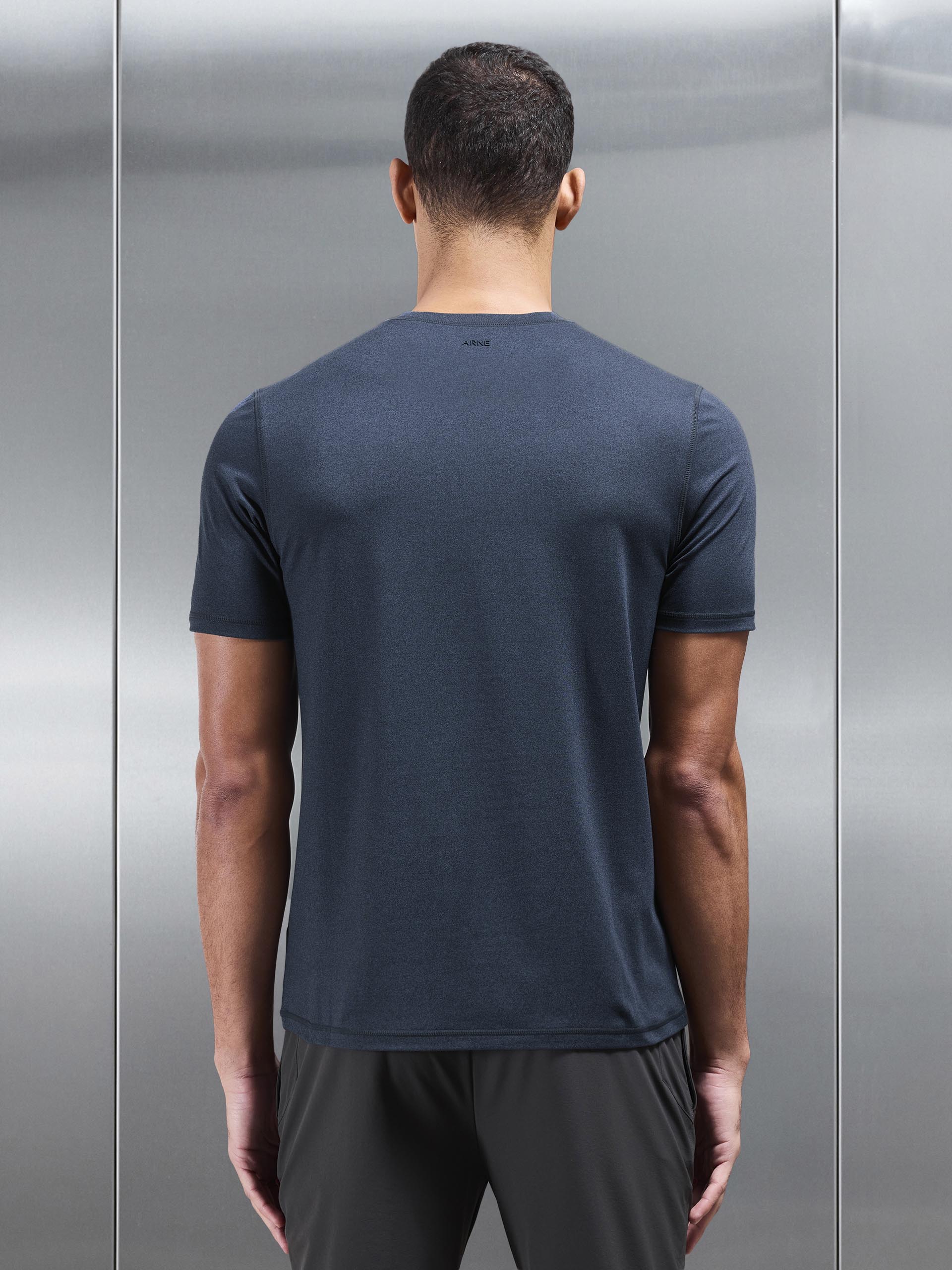 Soft Jersey Motion T-Shirt in Navy