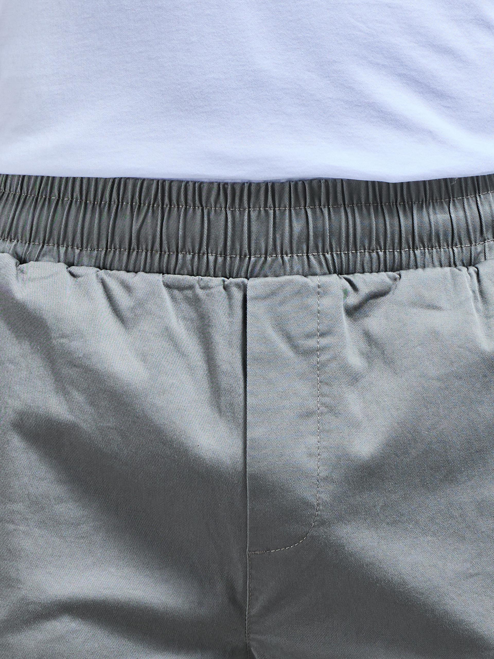 Tailored Chino Drawstring Short in Olive
