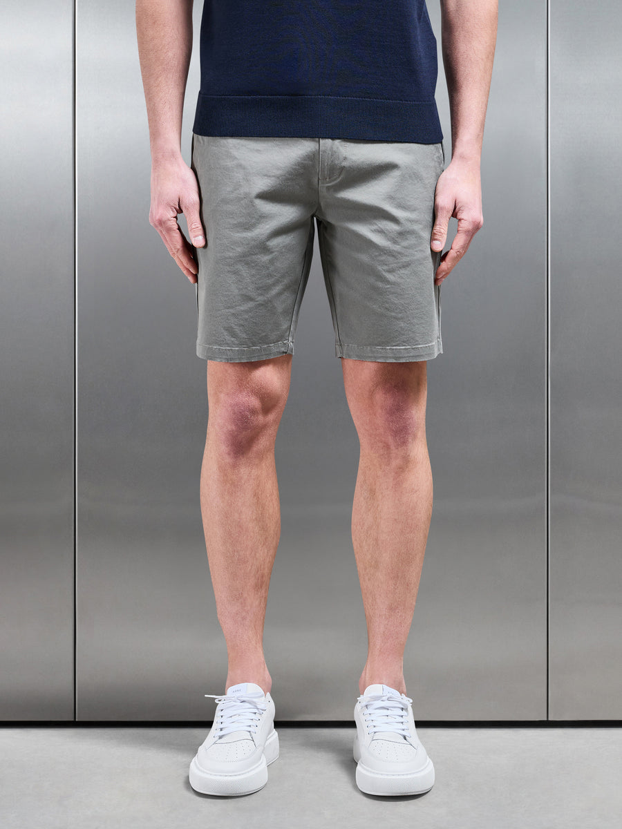 Womens Longline Chino Shorts Capulet Olive