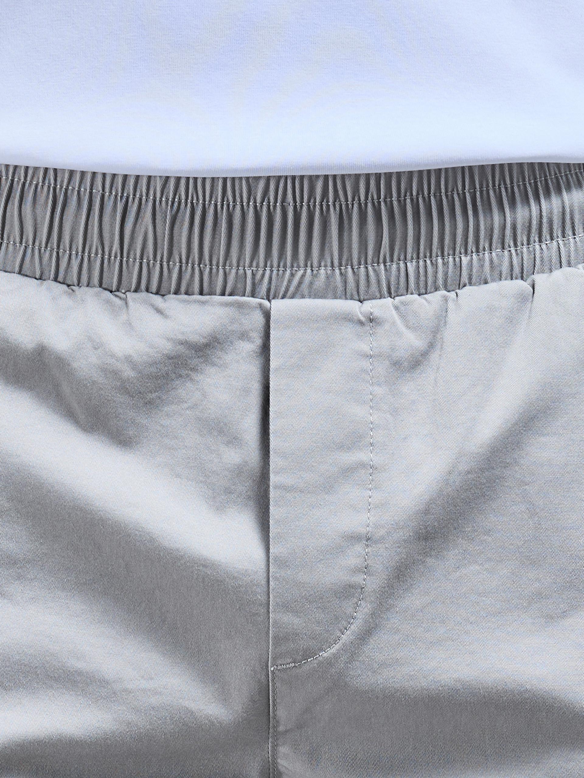 Tailored Drawstring Cargo Short in Stone