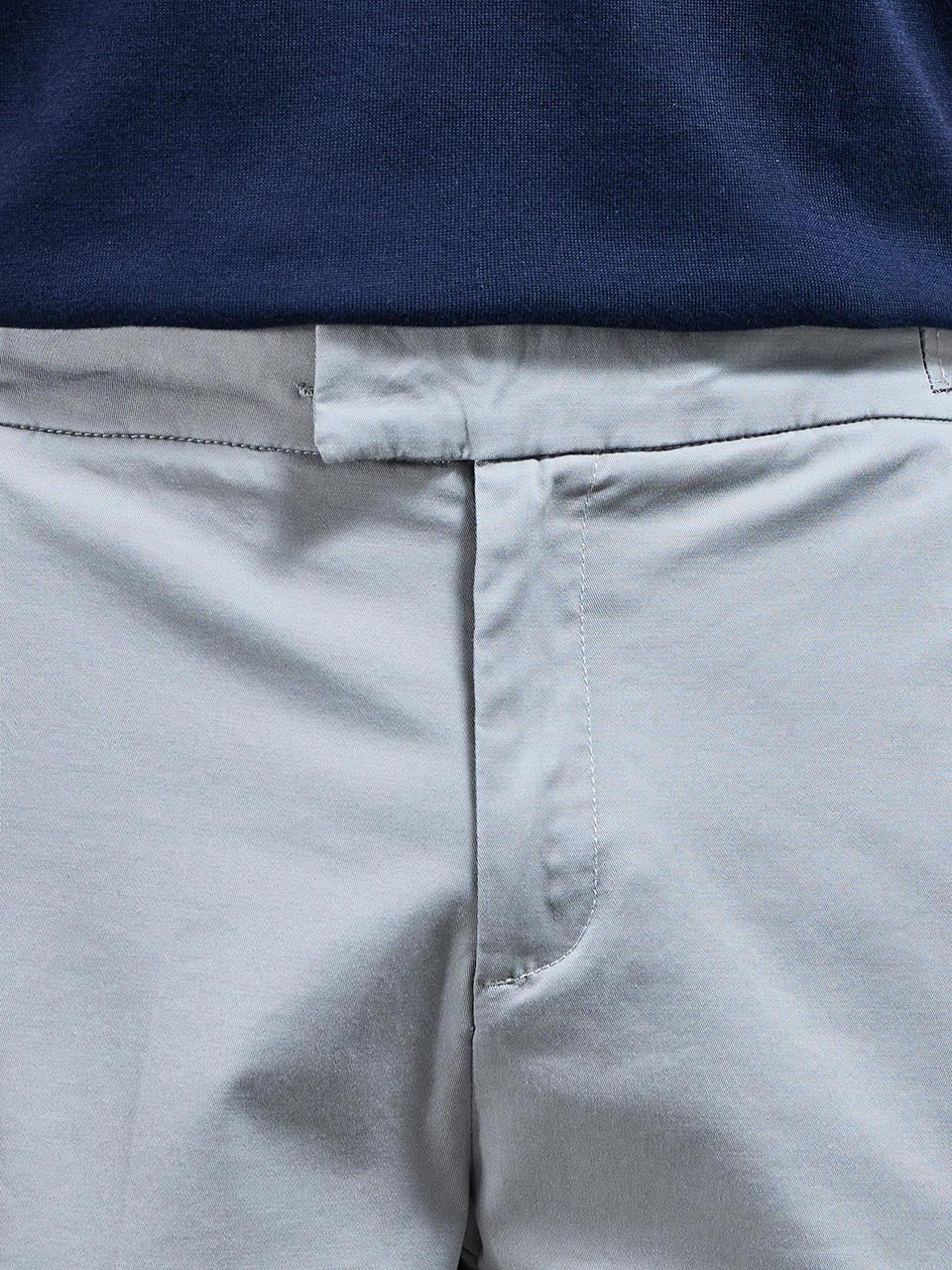 Tailored Side Adjuster Chino Short in Stone