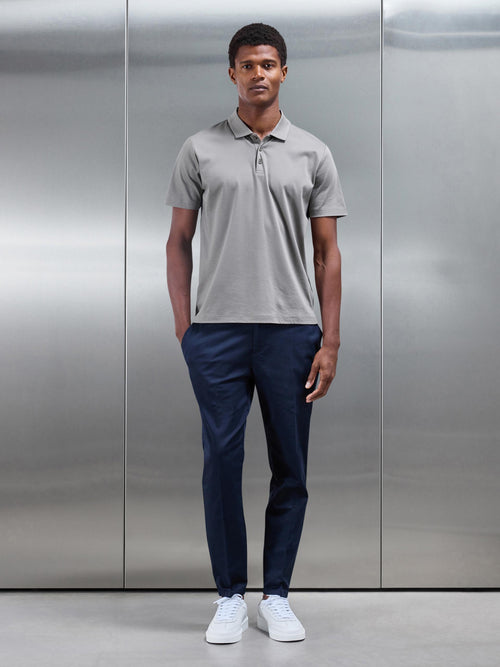 Tailored Side Adjuster Chino Trouser in Navy