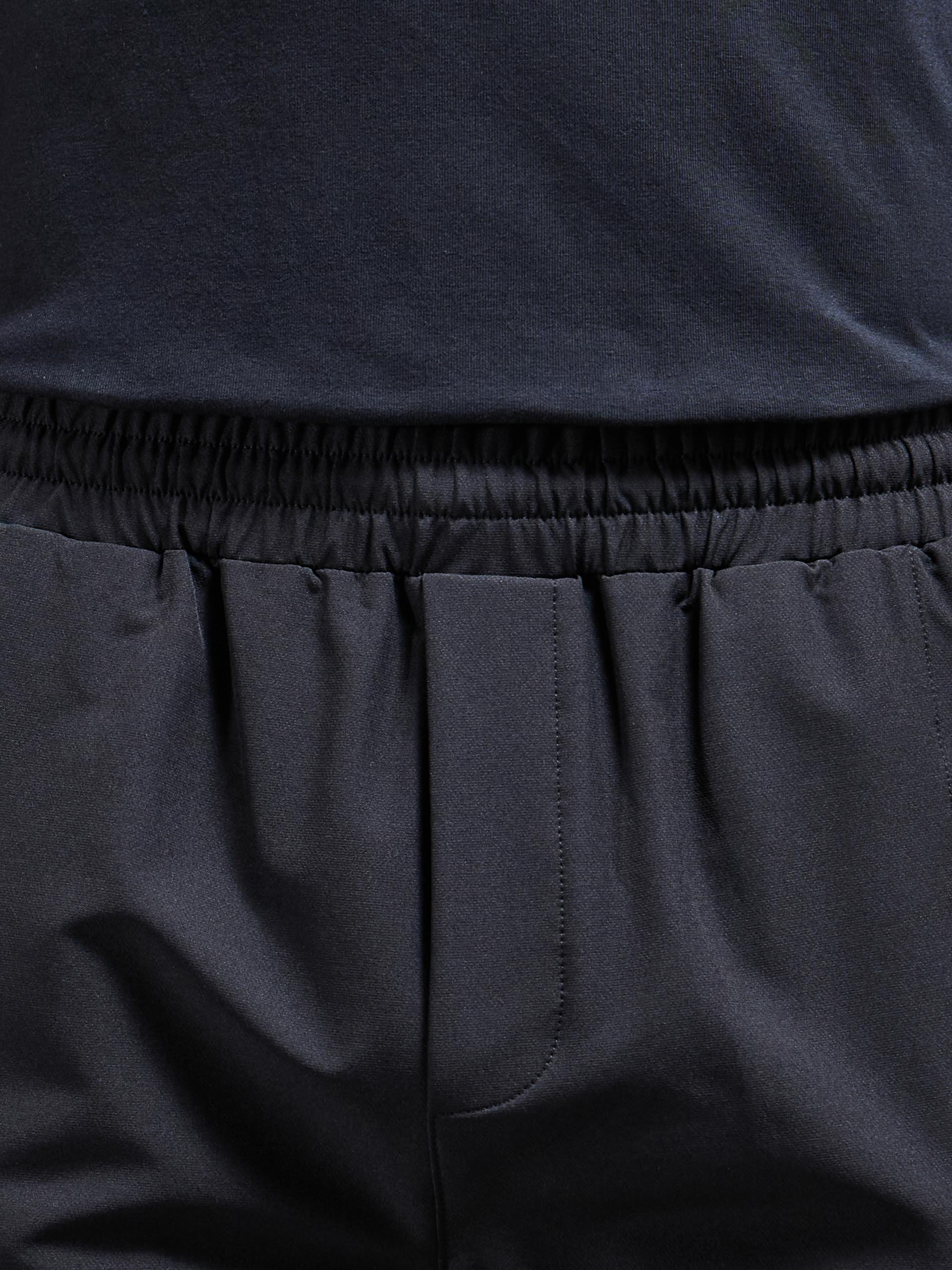 Technical Tailored Cargo Short in Black