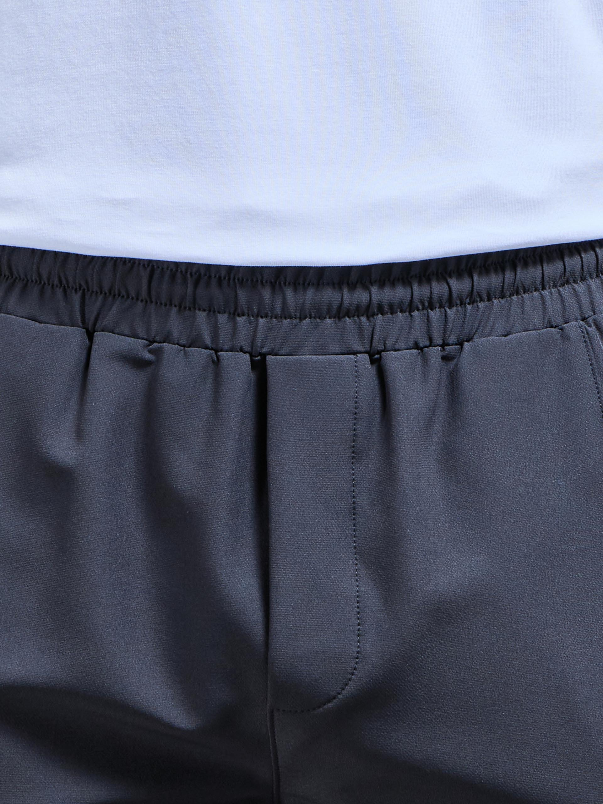 Technical Tailored Cargo Short in Grey