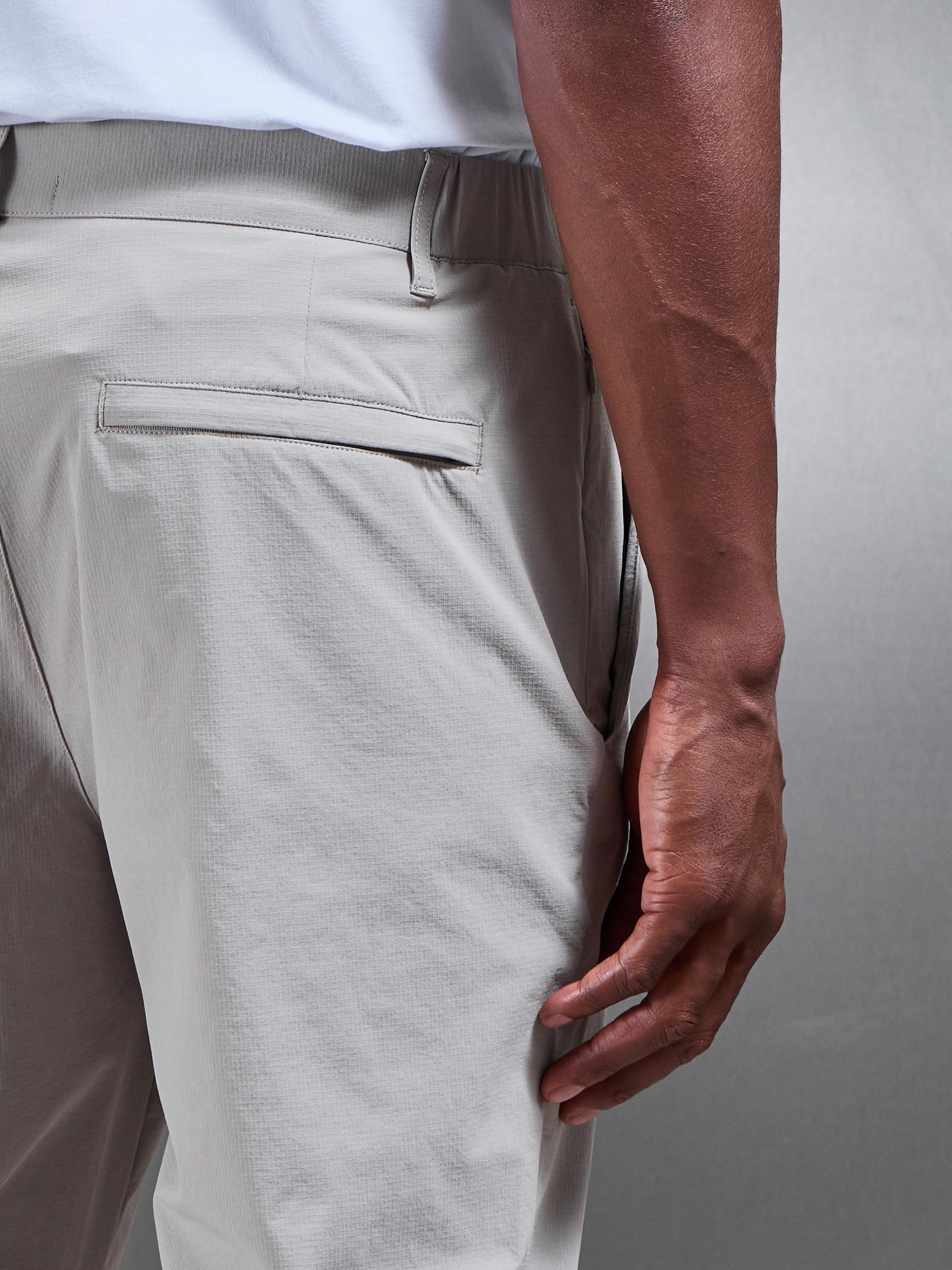 Technical Tailored Trouser in Stone