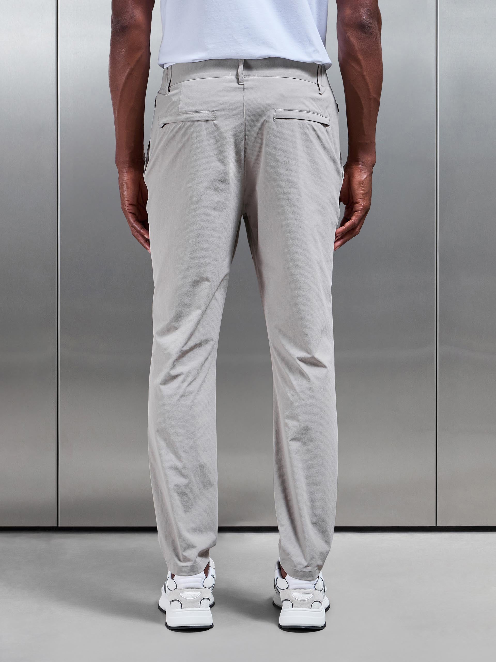 Technical Tailored Trouser in Stone