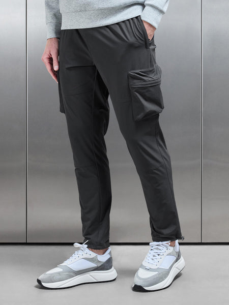 Technical 3D Cargo Pant in Slate Grey