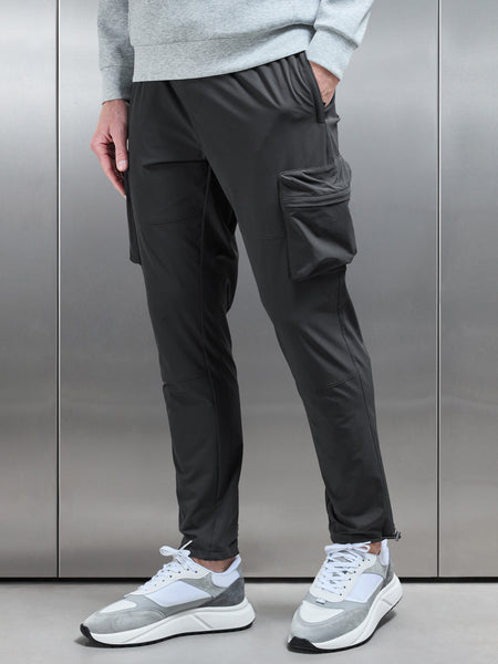 Technical 3D Cargo Pant in Slate Grey