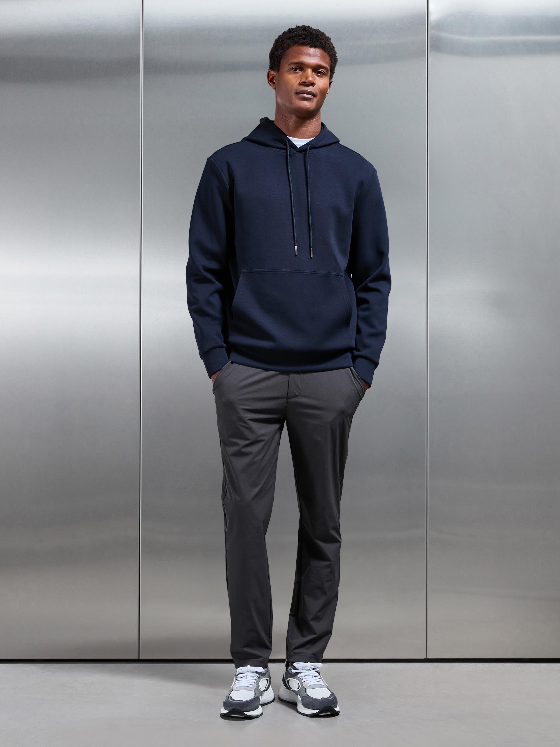 Technical Tailored Trouser in Grey