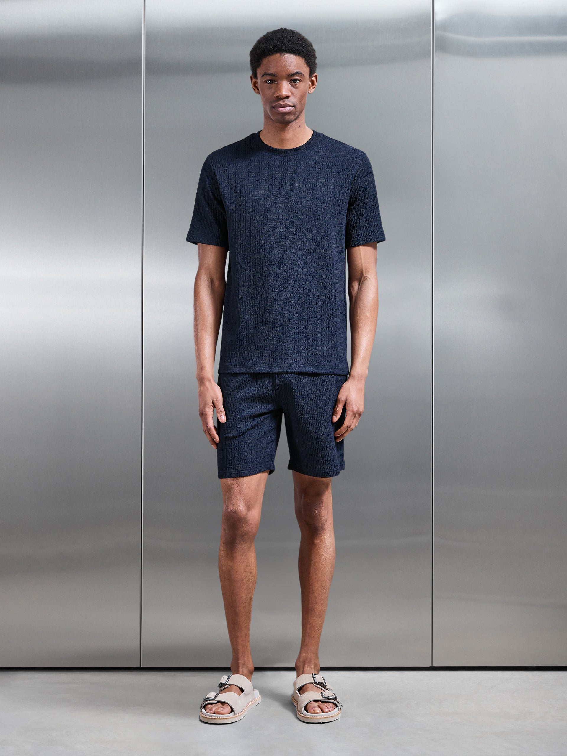 To The Beach T-Shirt in Navy