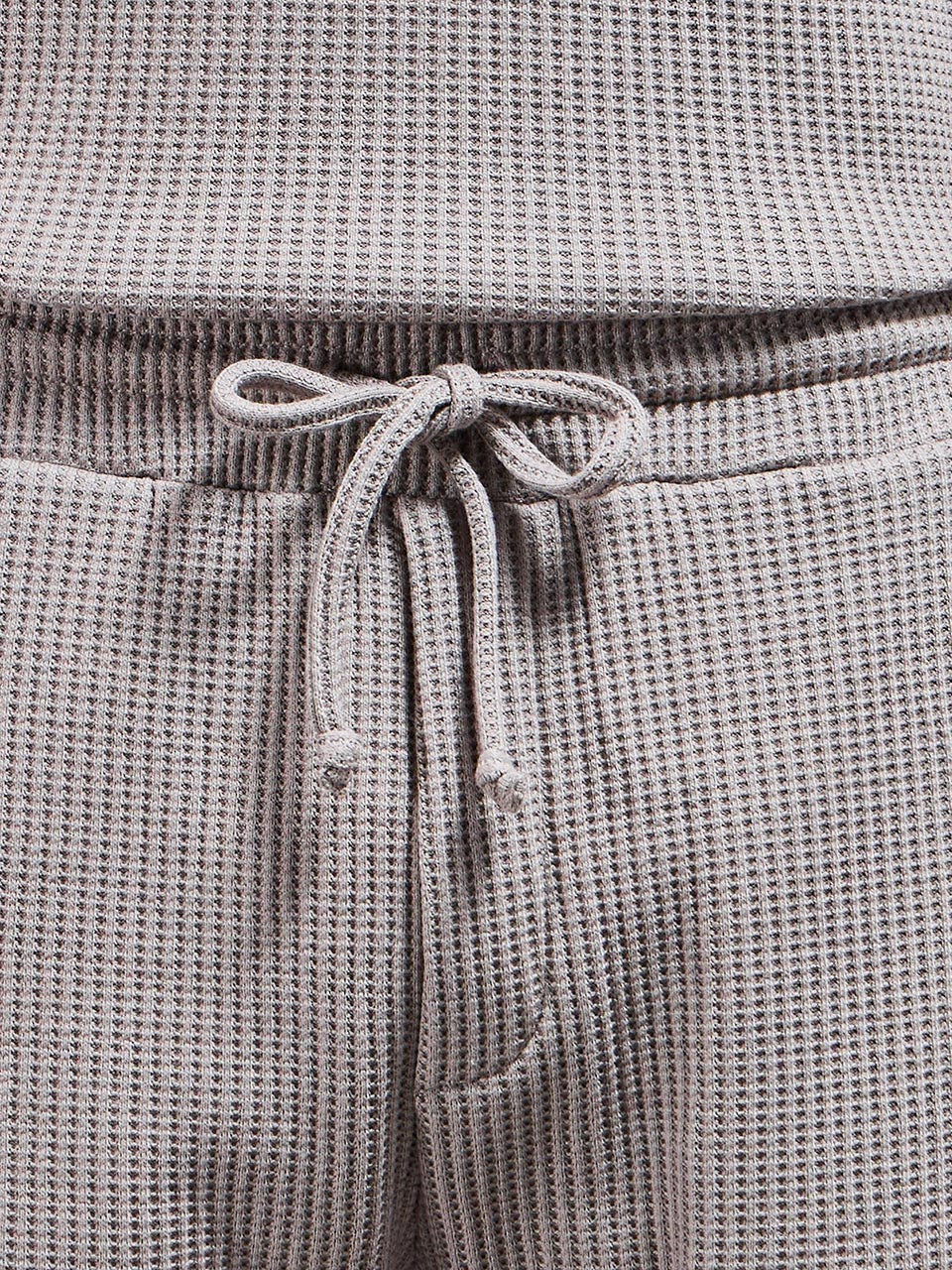 Waffle Relaxed Short in Taupe