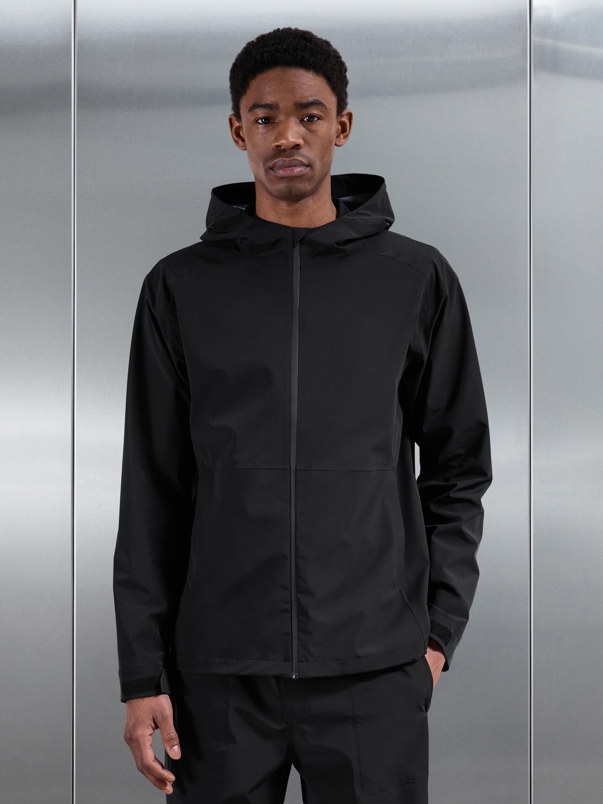 Waterproof Golf Jacket in Black