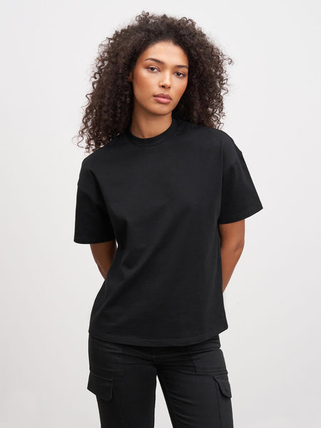 Womens Relaxed T-Shirt in Black