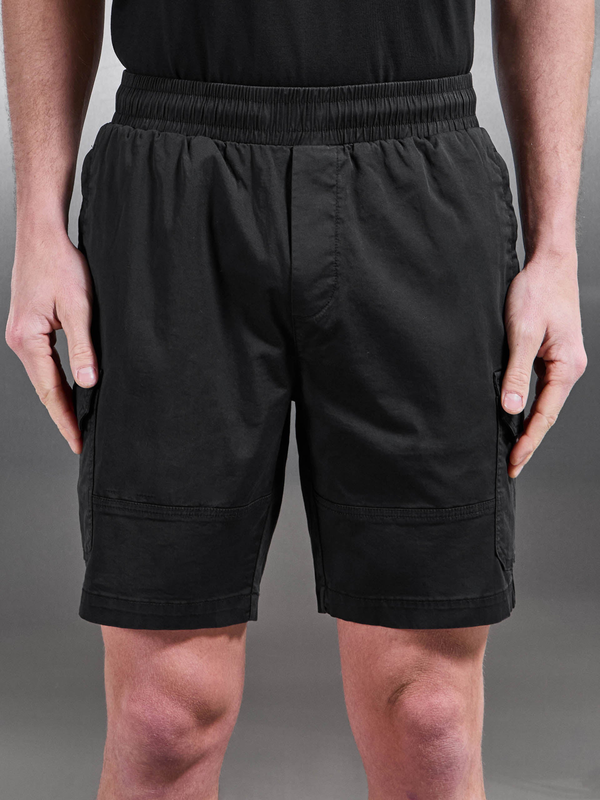 Worker Cargo Short in Black