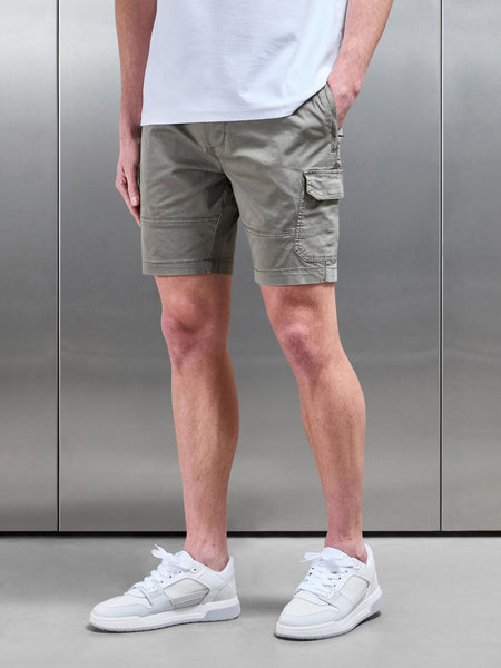 Worker Cargo Short in Olive