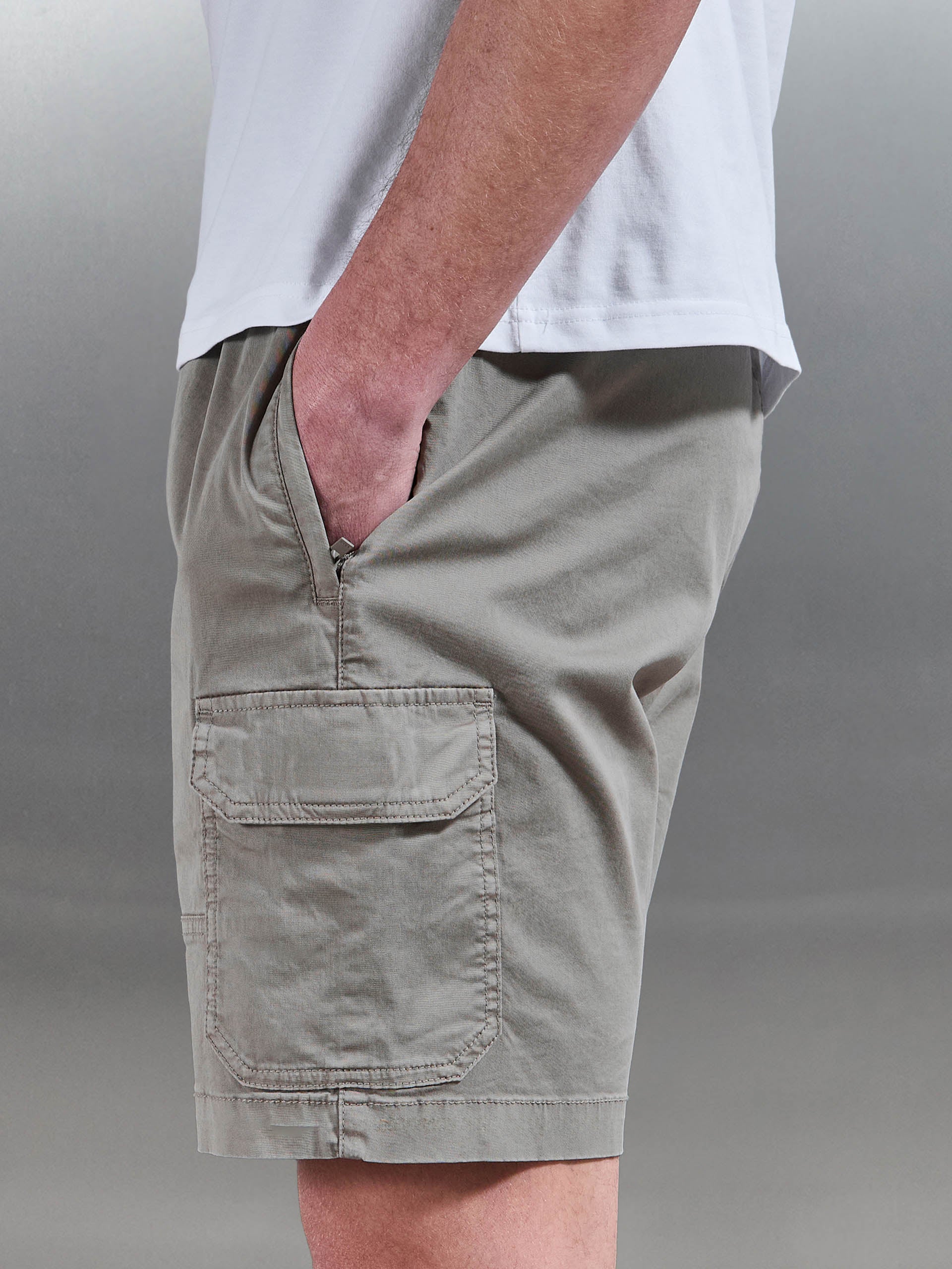 Worker Cargo Short in Stone