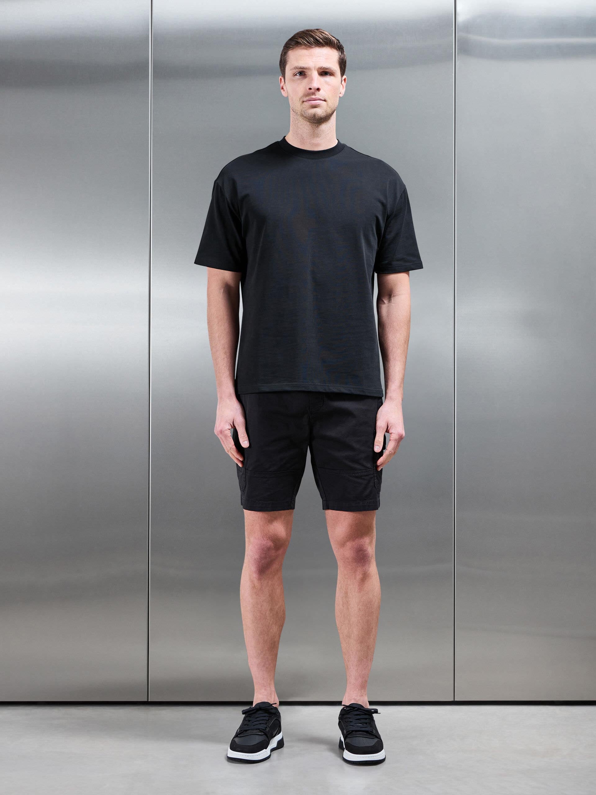 Worker Cargo Short in Black