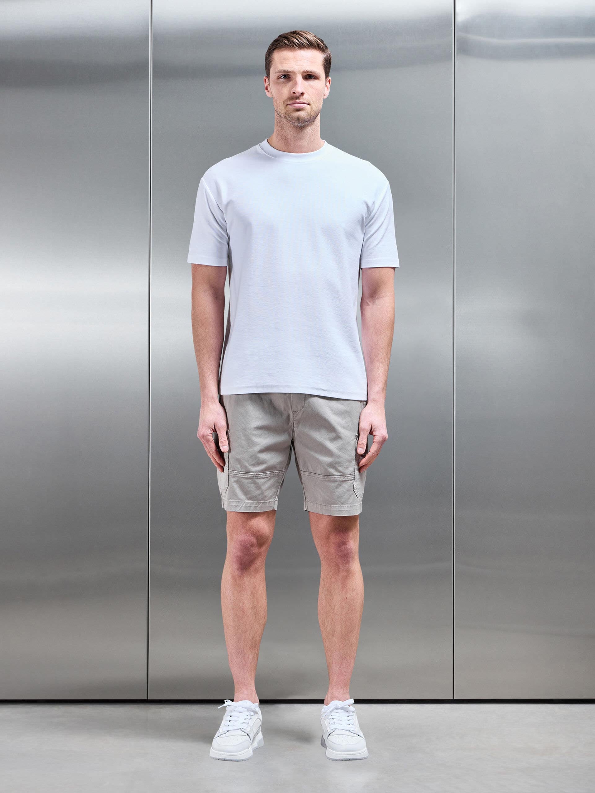 Worker Cargo Short in Stone